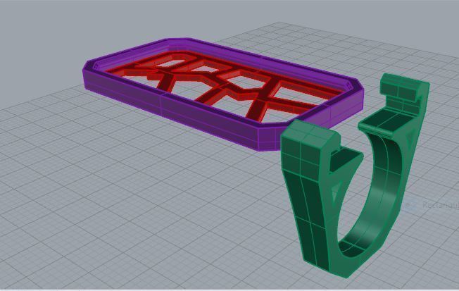 Mirror ring 3D print model_2