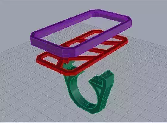 Mirror ring 3D print model
