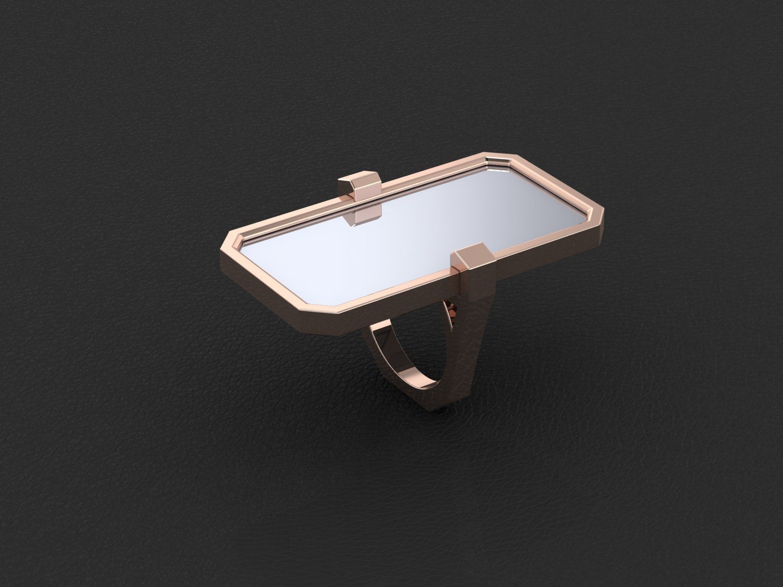 Mirror ring 3D print model_4
