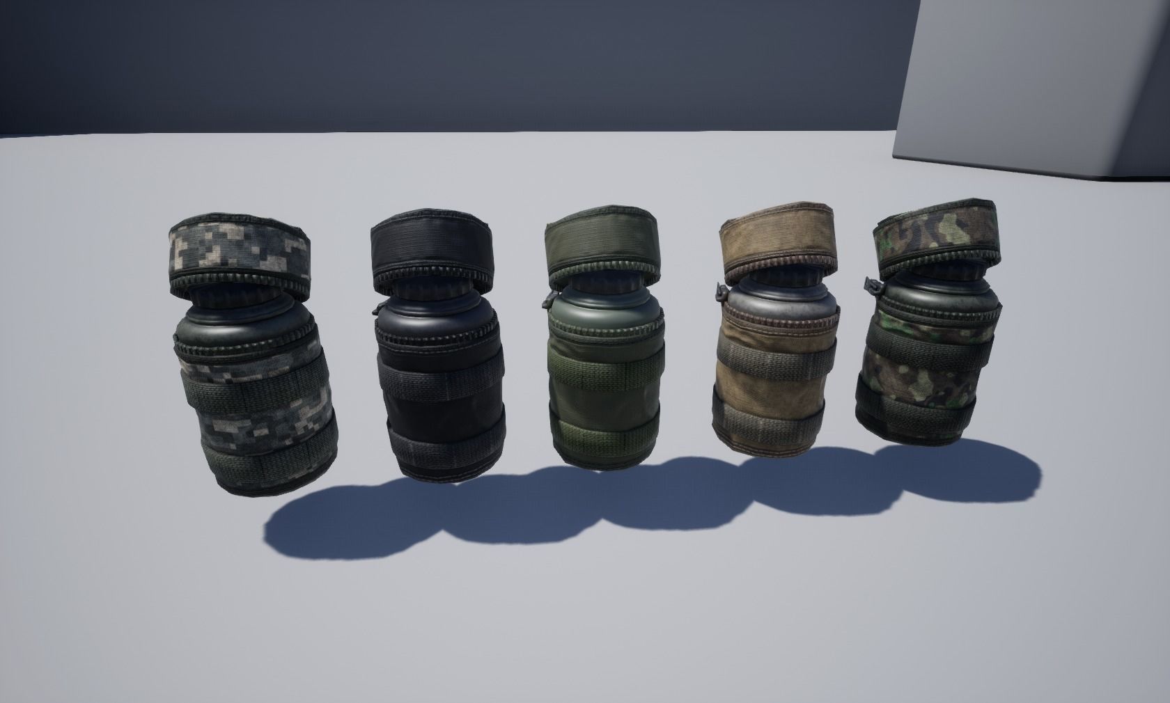 Bottle pouch Low-poly 3D model_3