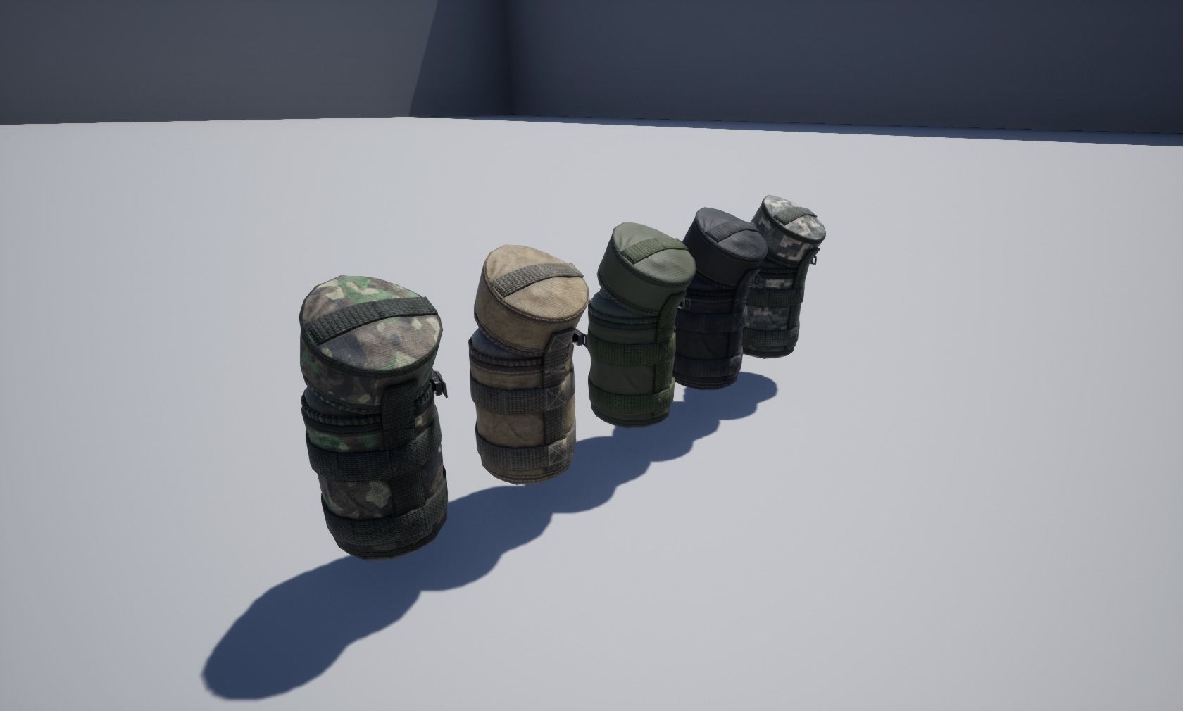 Bottle pouch Low-poly 3D model_5