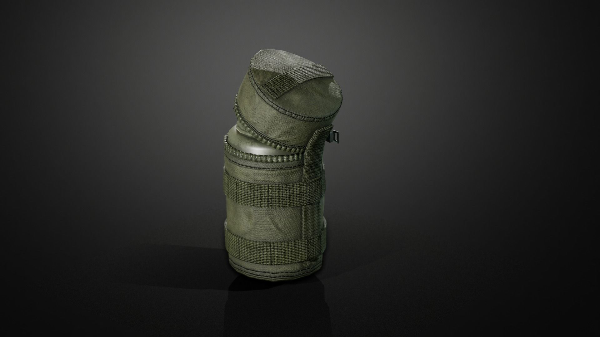 Bottle pouch Low-poly 3D model_9