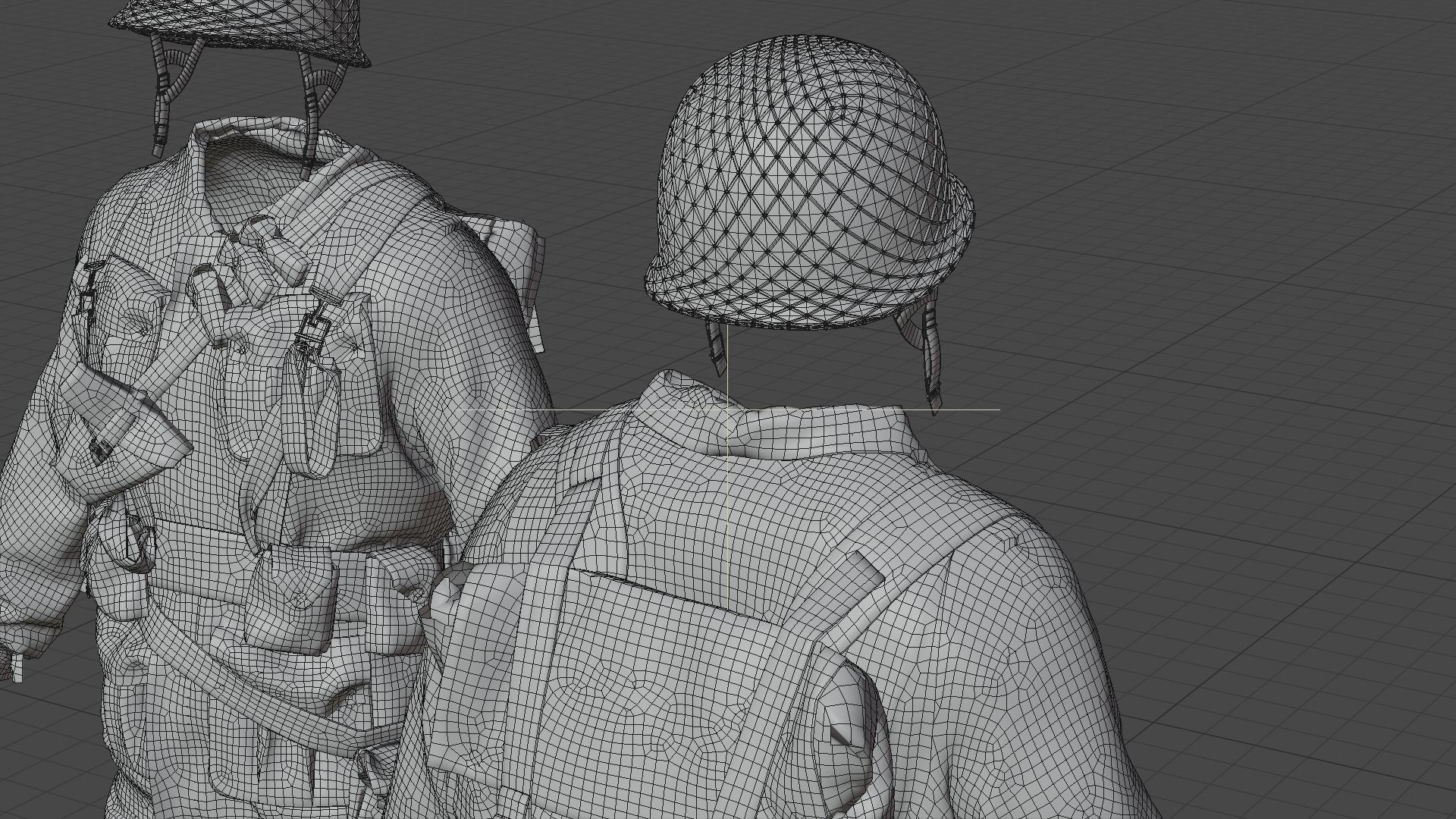 SOLDIER WWII USA 3D model_31