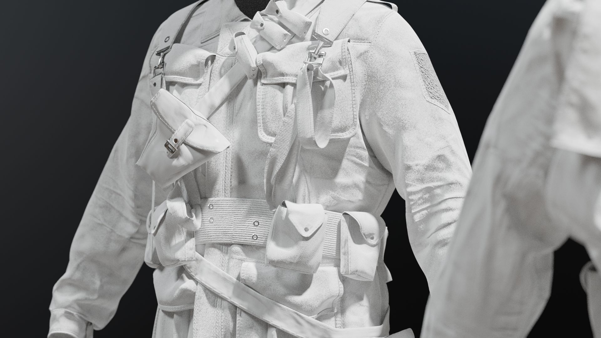 SOLDIER WWII USA 3D model_21