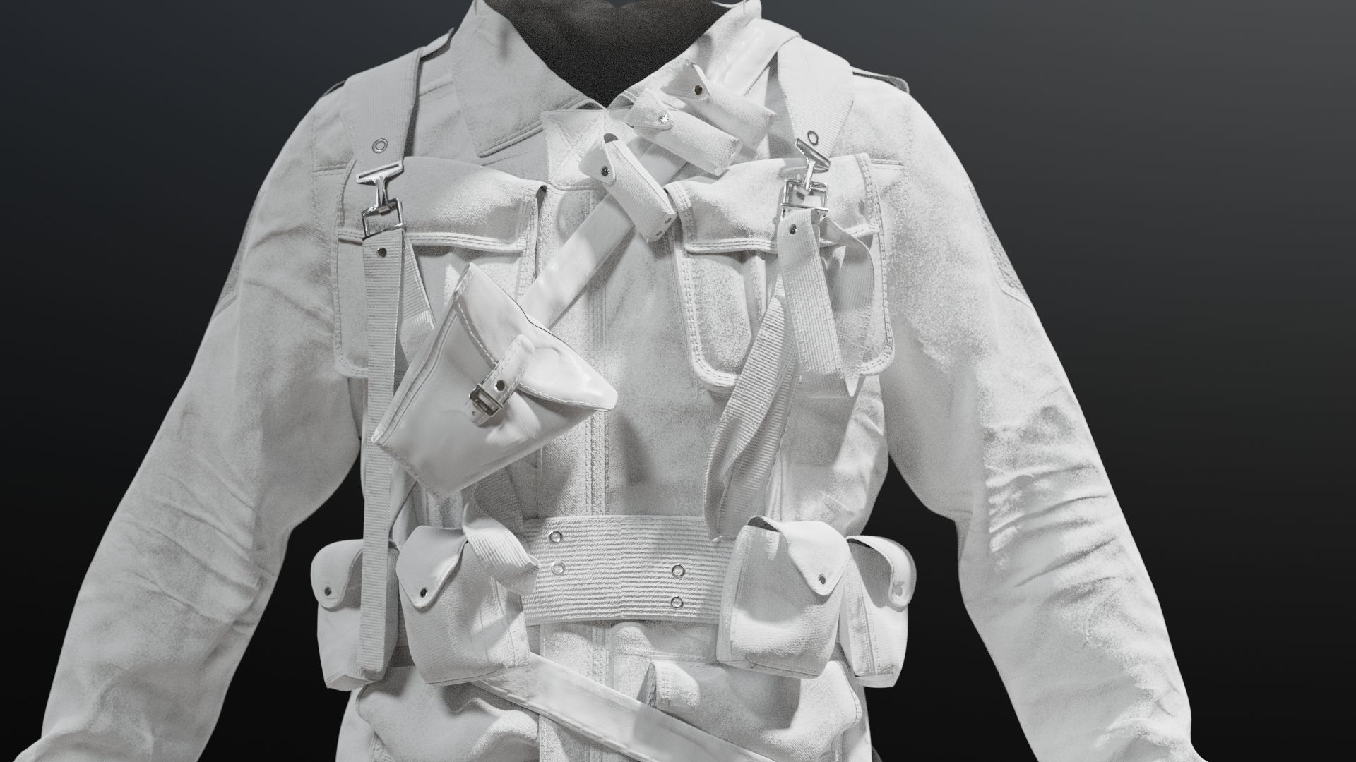 SOLDIER WWII USA 3D model_22