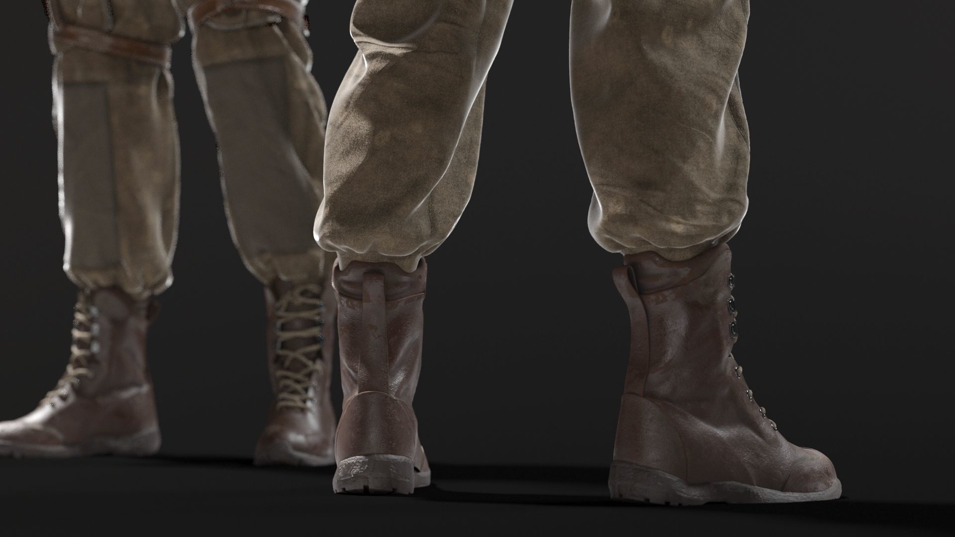 SOLDIER WWII USA 3D model_12
