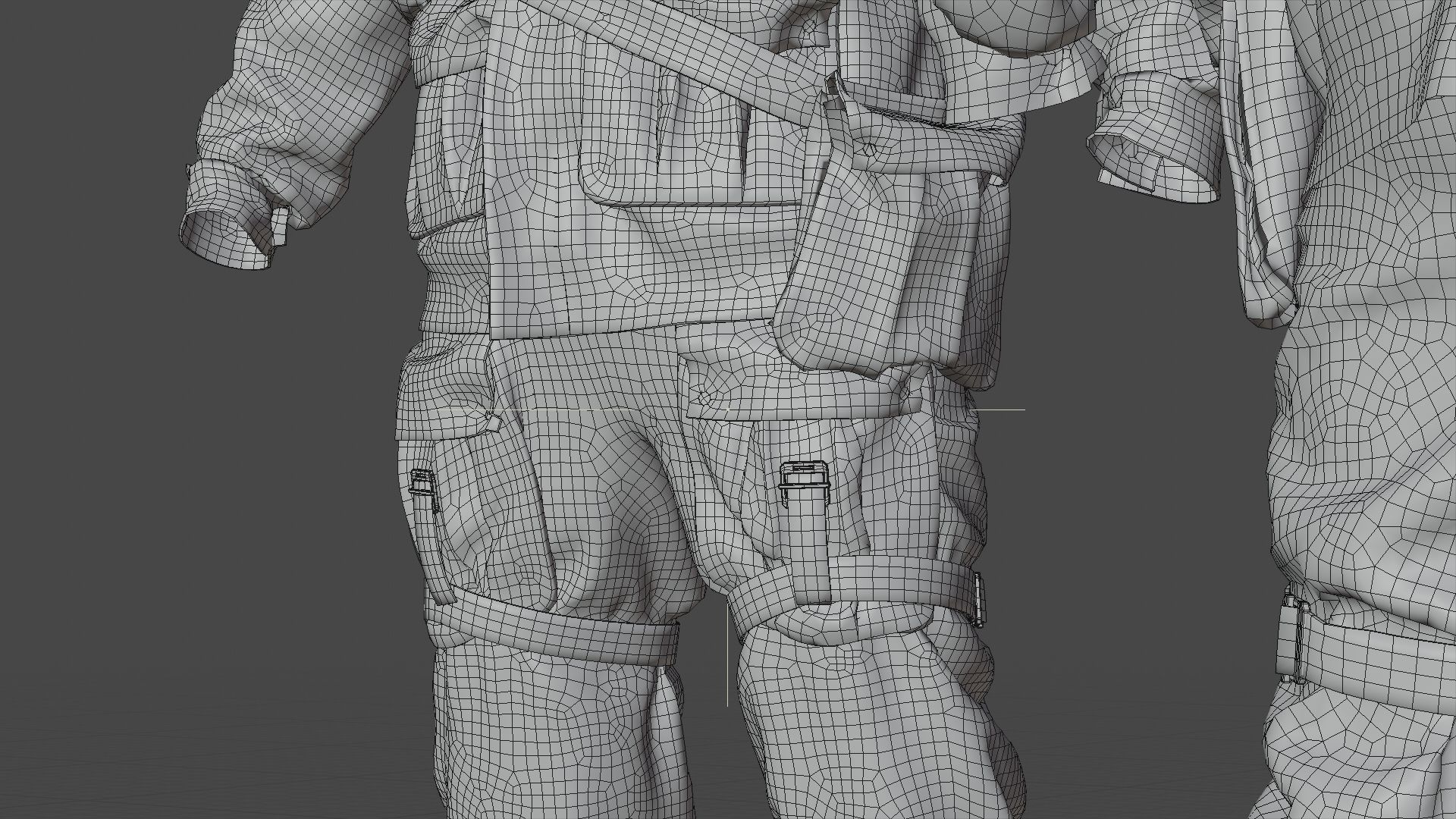SOLDIER WWII USA 3D model_36