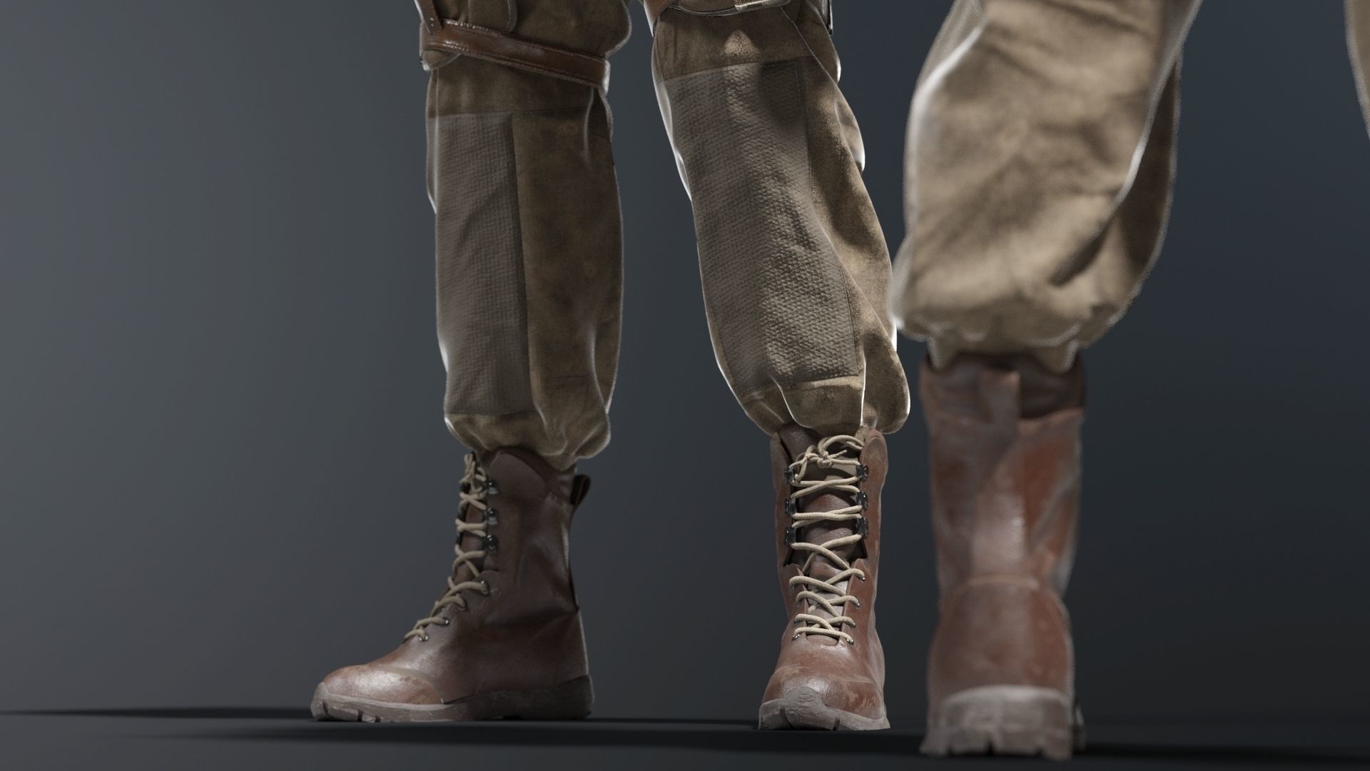 SOLDIER WWII USA 3D model_11