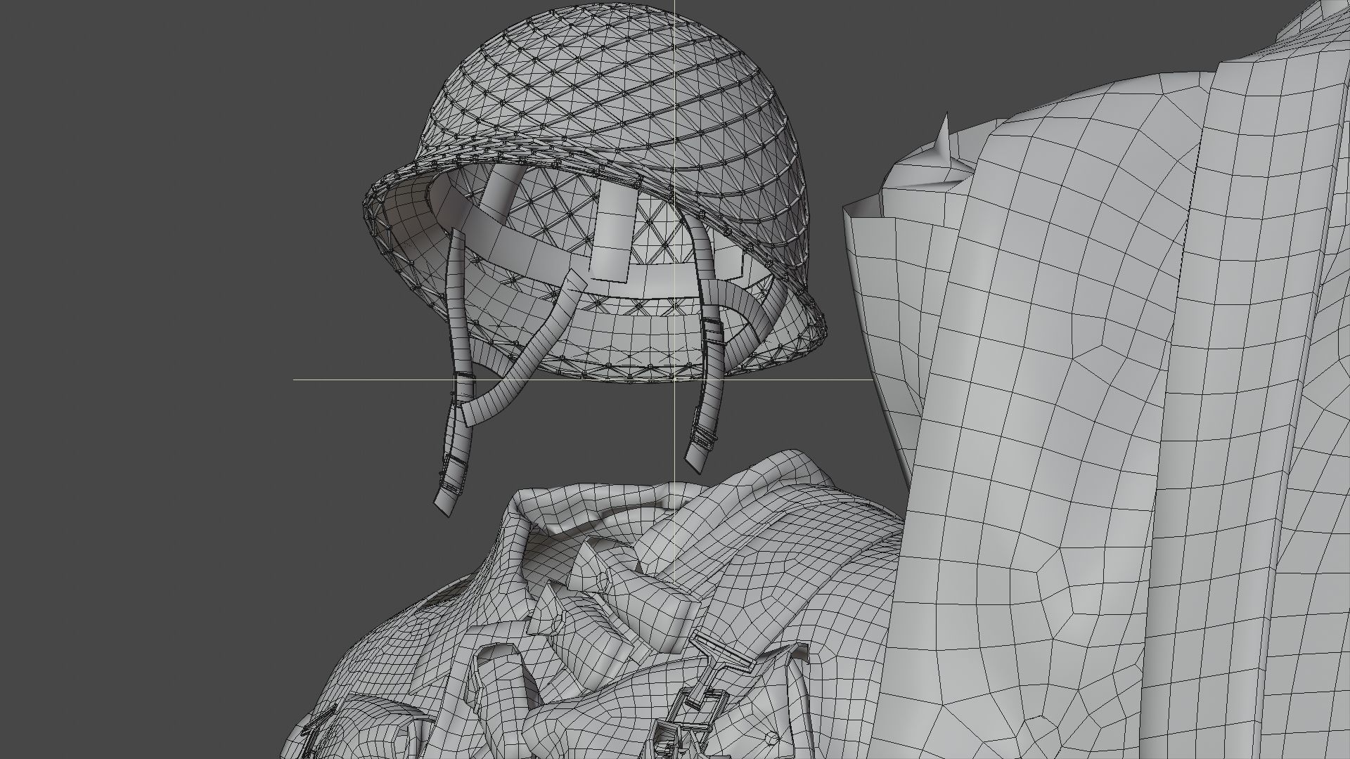 SOLDIER WWII USA 3D model_32