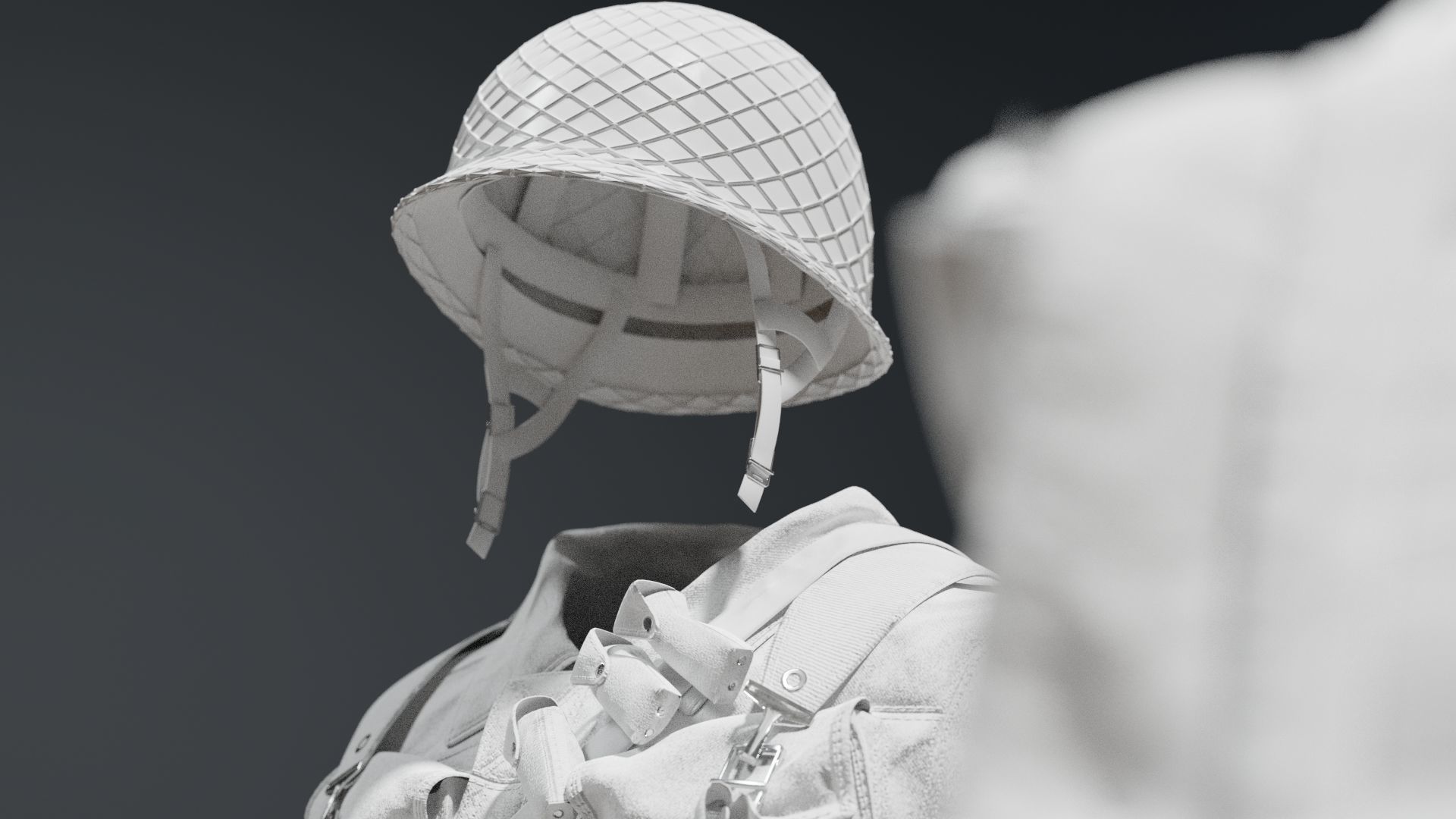 SOLDIER WWII USA 3D model_19