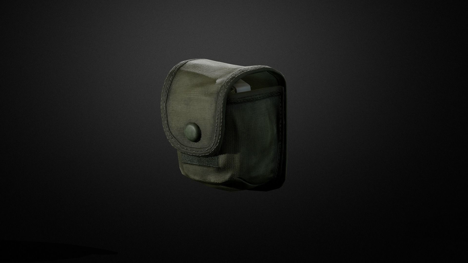 Granades pouch Low-poly 3D model_8