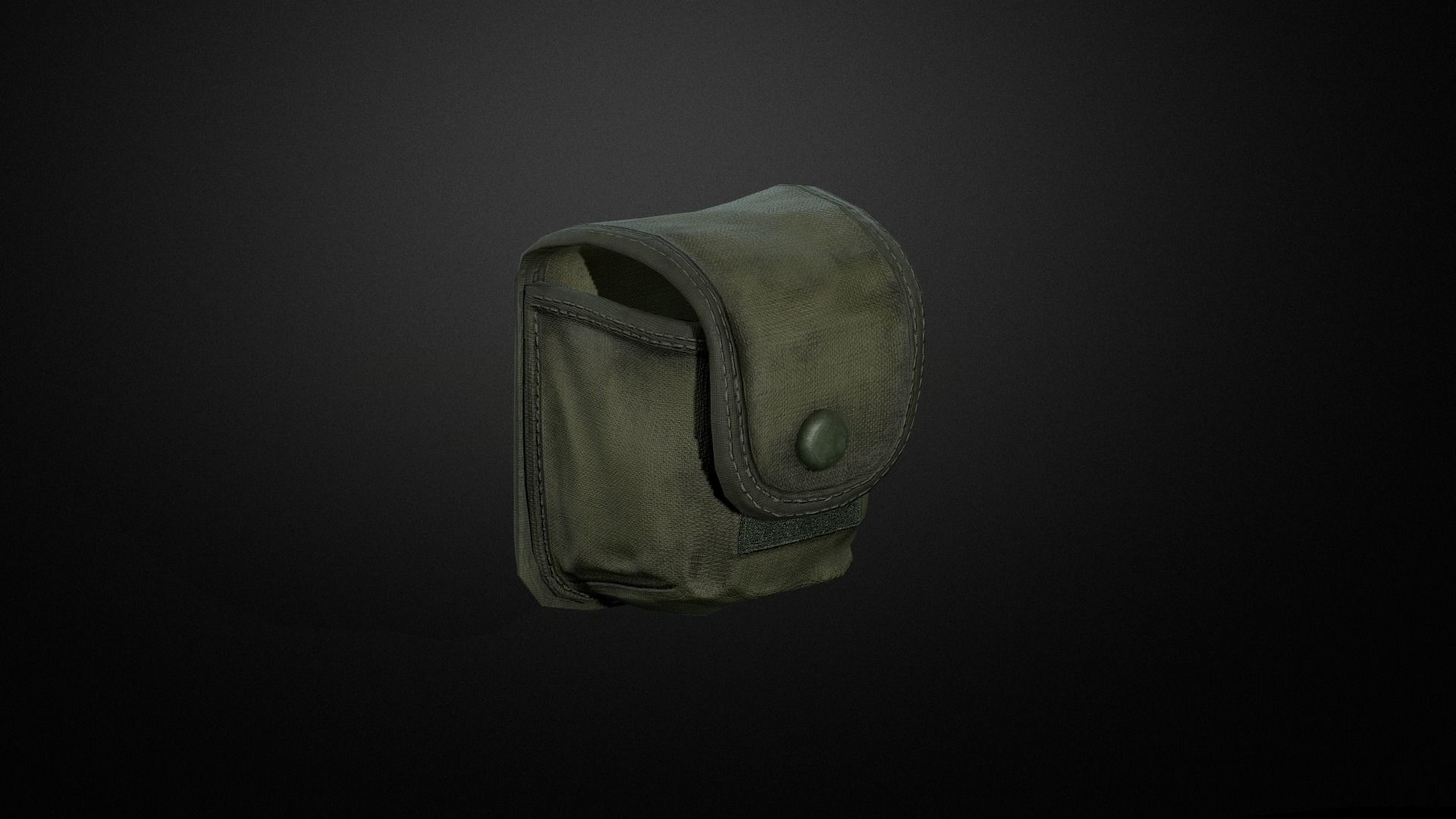 Granades pouch Low-poly 3D model_9