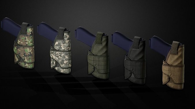 Holster Low-poly 3D model