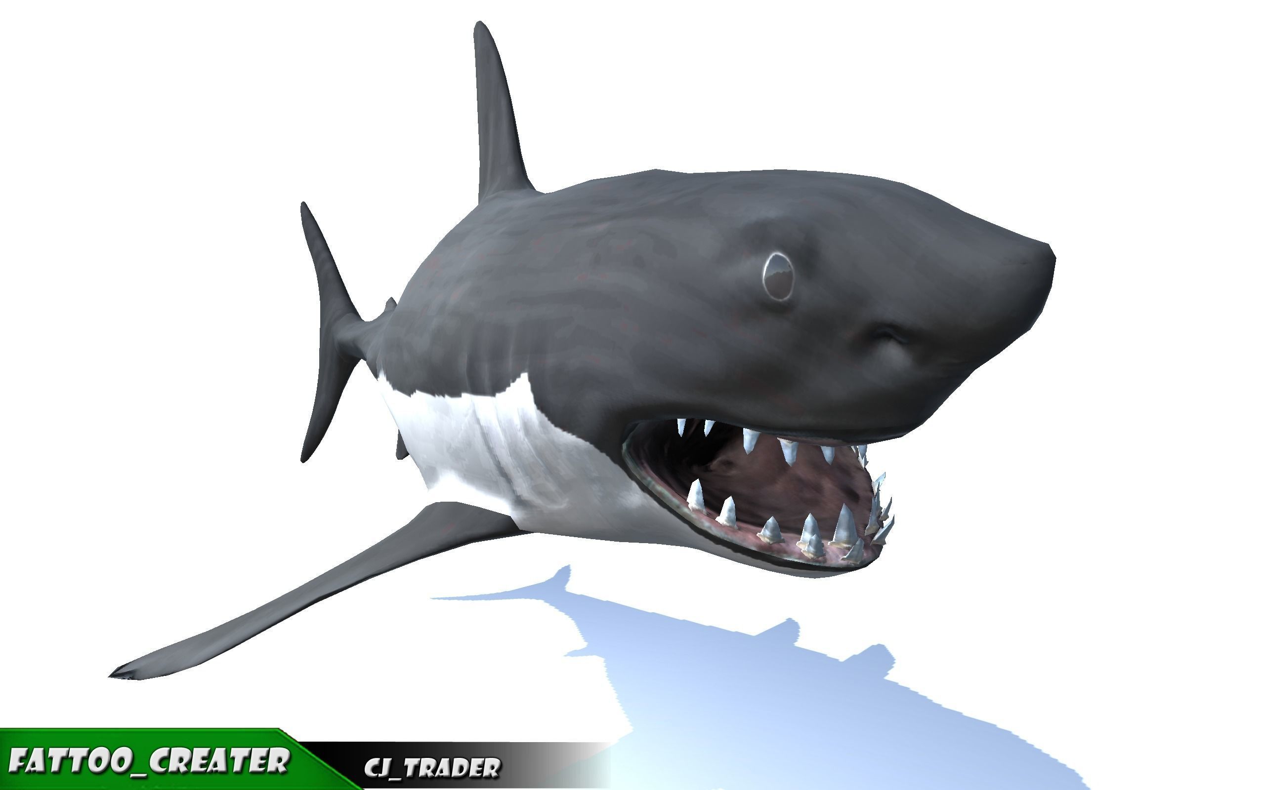 Underwater Fish Rigged-Animated Lowpoly collection 3D model _2