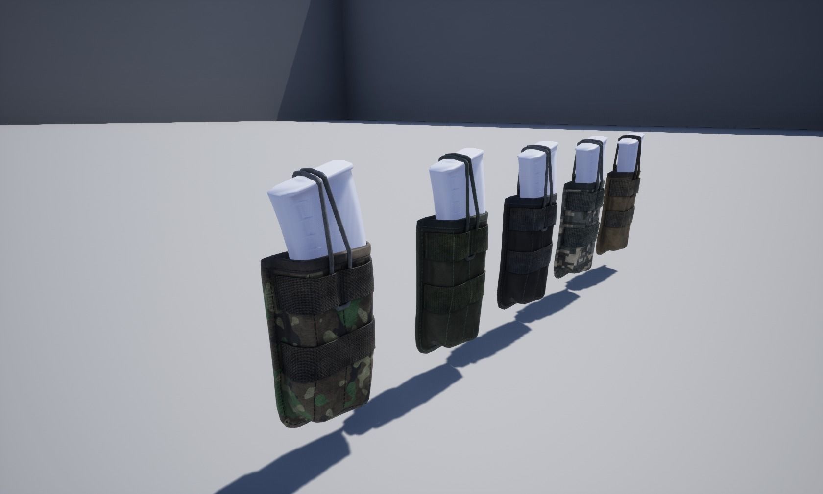 Magazine pouch 01 Low-poly 3D model_3