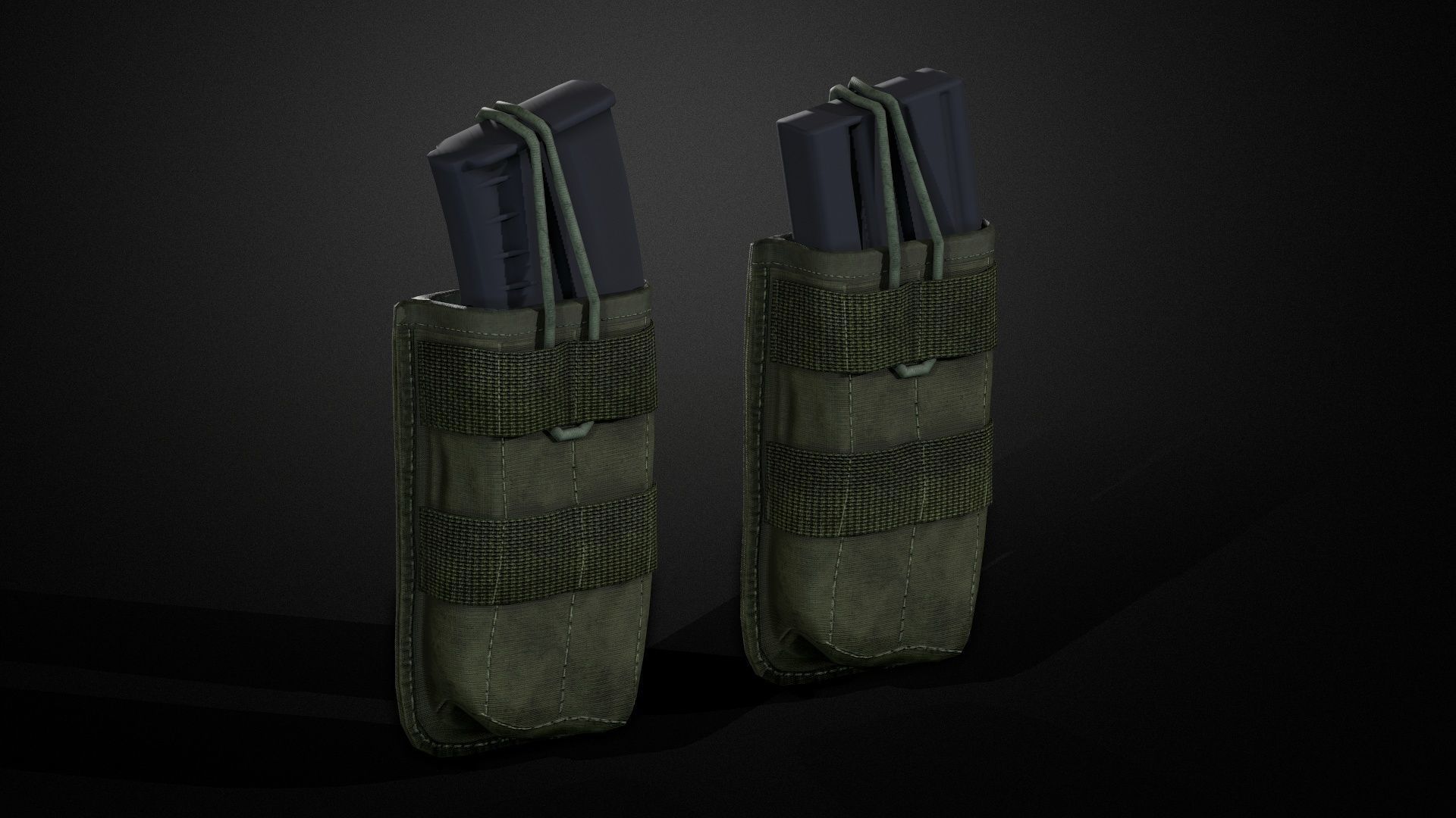 Magazine pouch 01 Low-poly 3D model_10