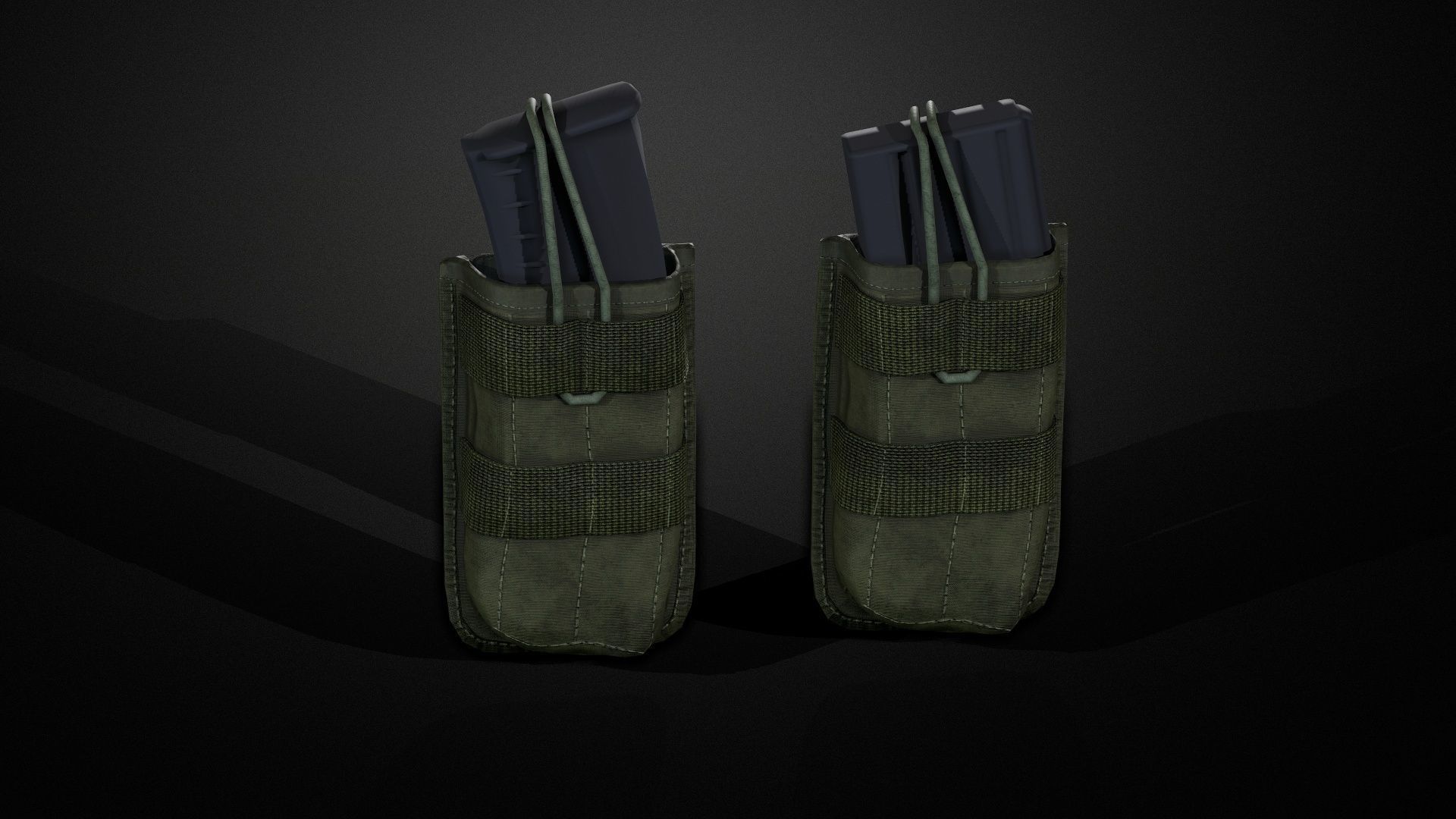 Magazine pouch 01 Low-poly 3D model_11
