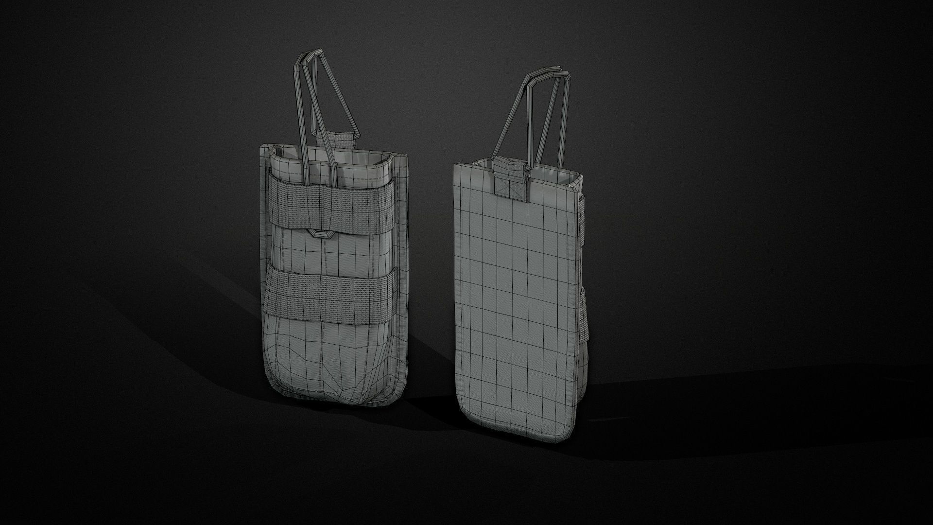 Magazine pouch 01 Low-poly 3D model_7