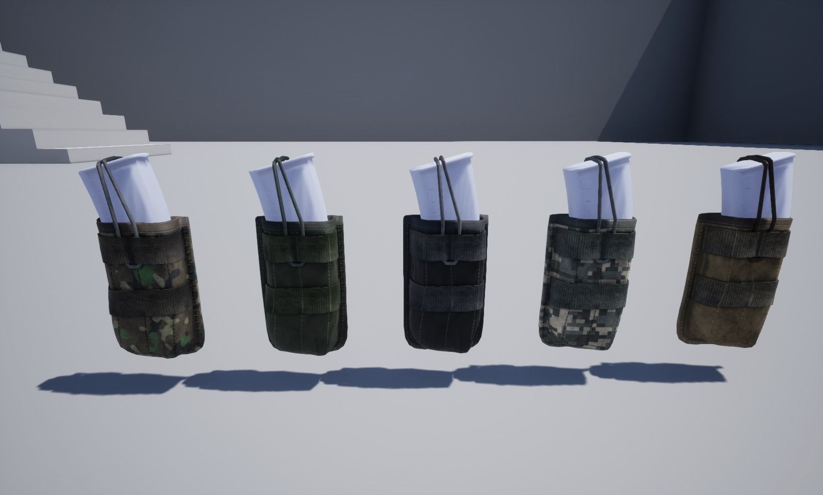 Magazine pouch 01 Low-poly 3D model_2