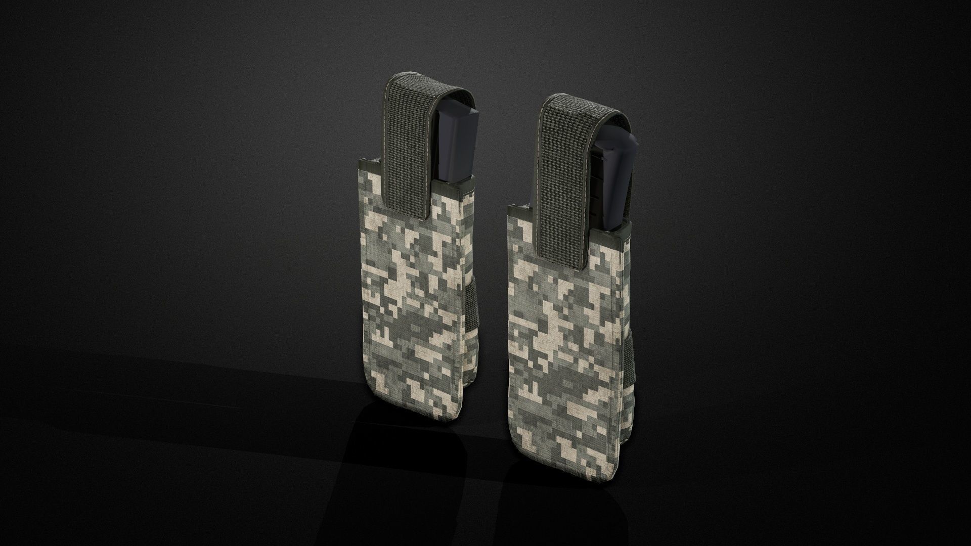 Magazine pouch 02 Low-poly 3D model_10