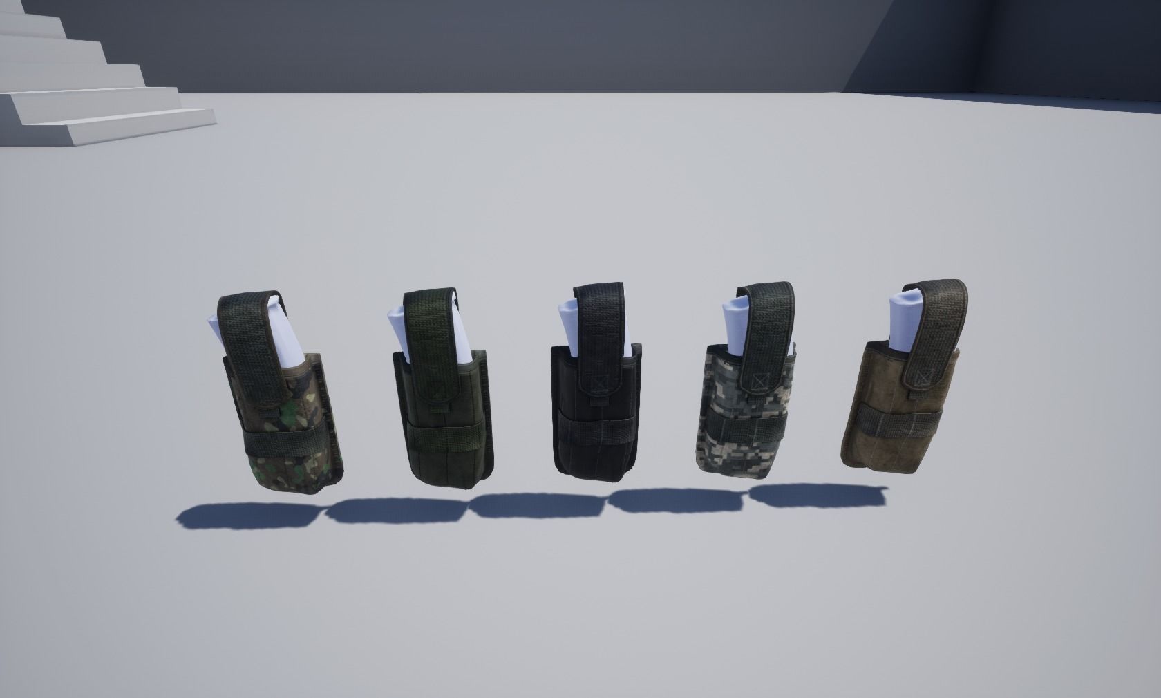 Magazine pouch 02 Low-poly 3D model_6