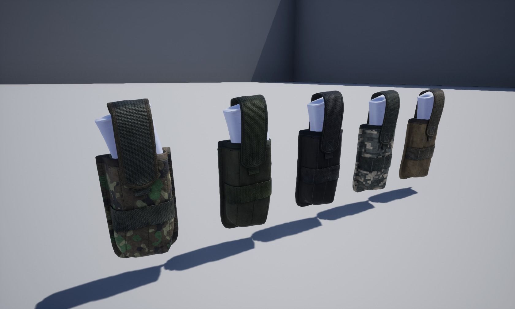 Magazine pouch 02 Low-poly 3D model_4