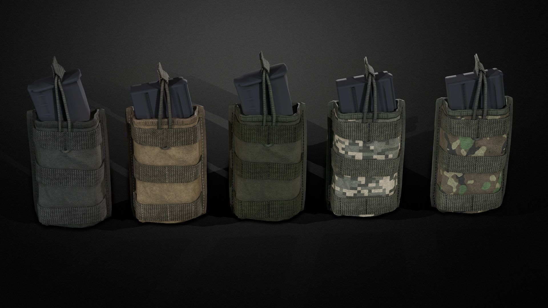 Magazine pouch 03 Low-poly 3D model_2