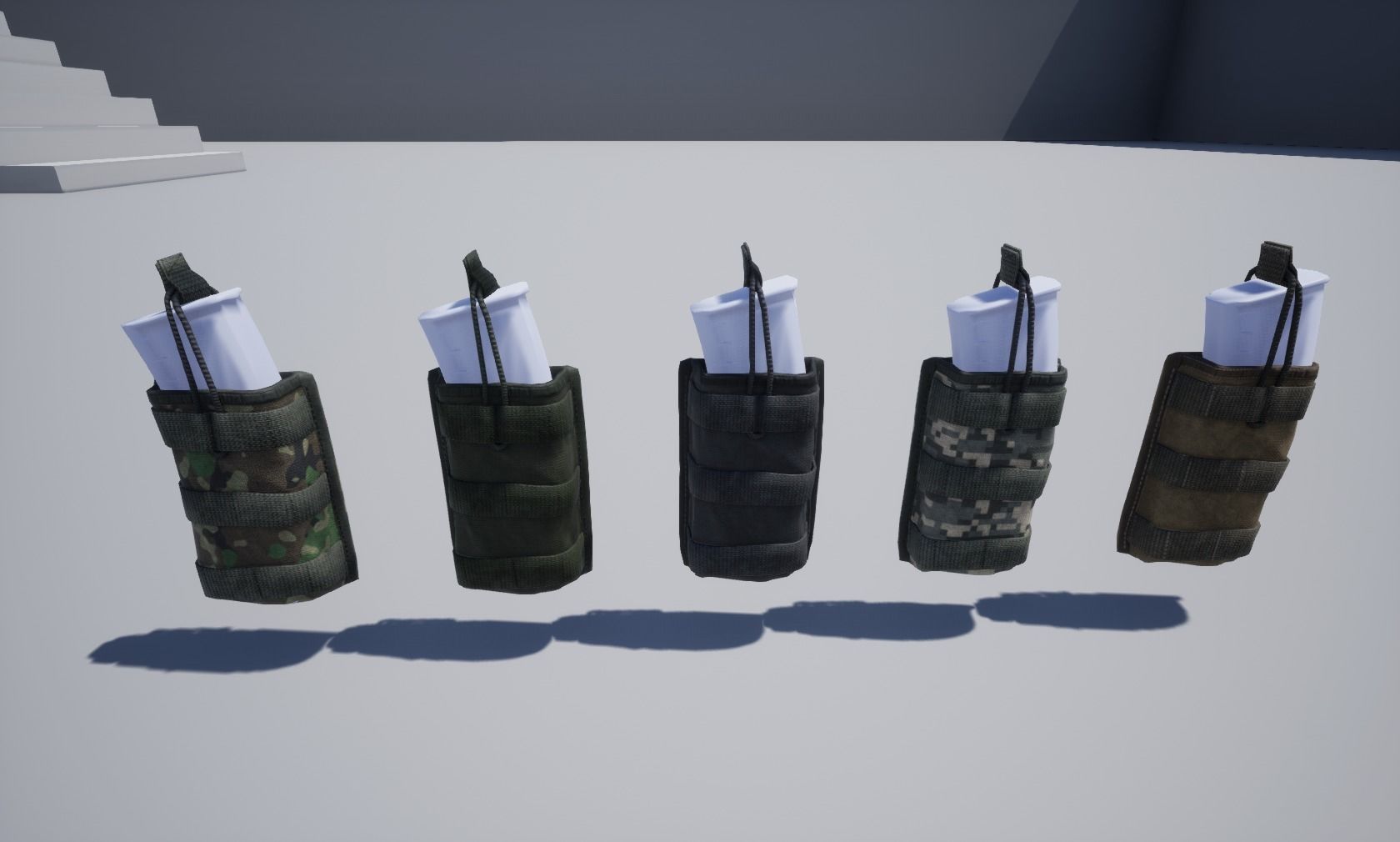 Magazine pouch 03 Low-poly 3D model_3