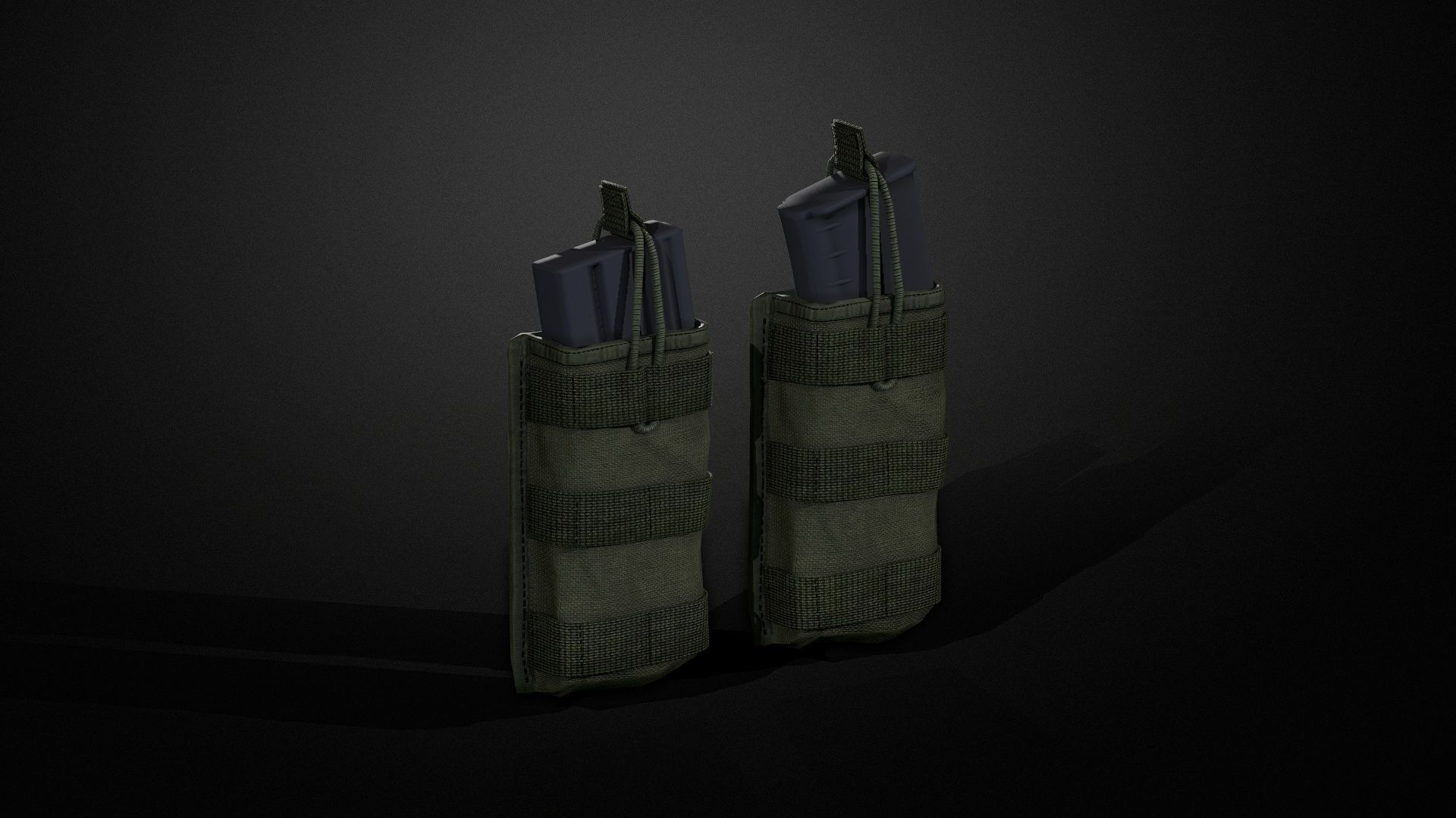 Magazine pouch 03 Low-poly 3D model_9