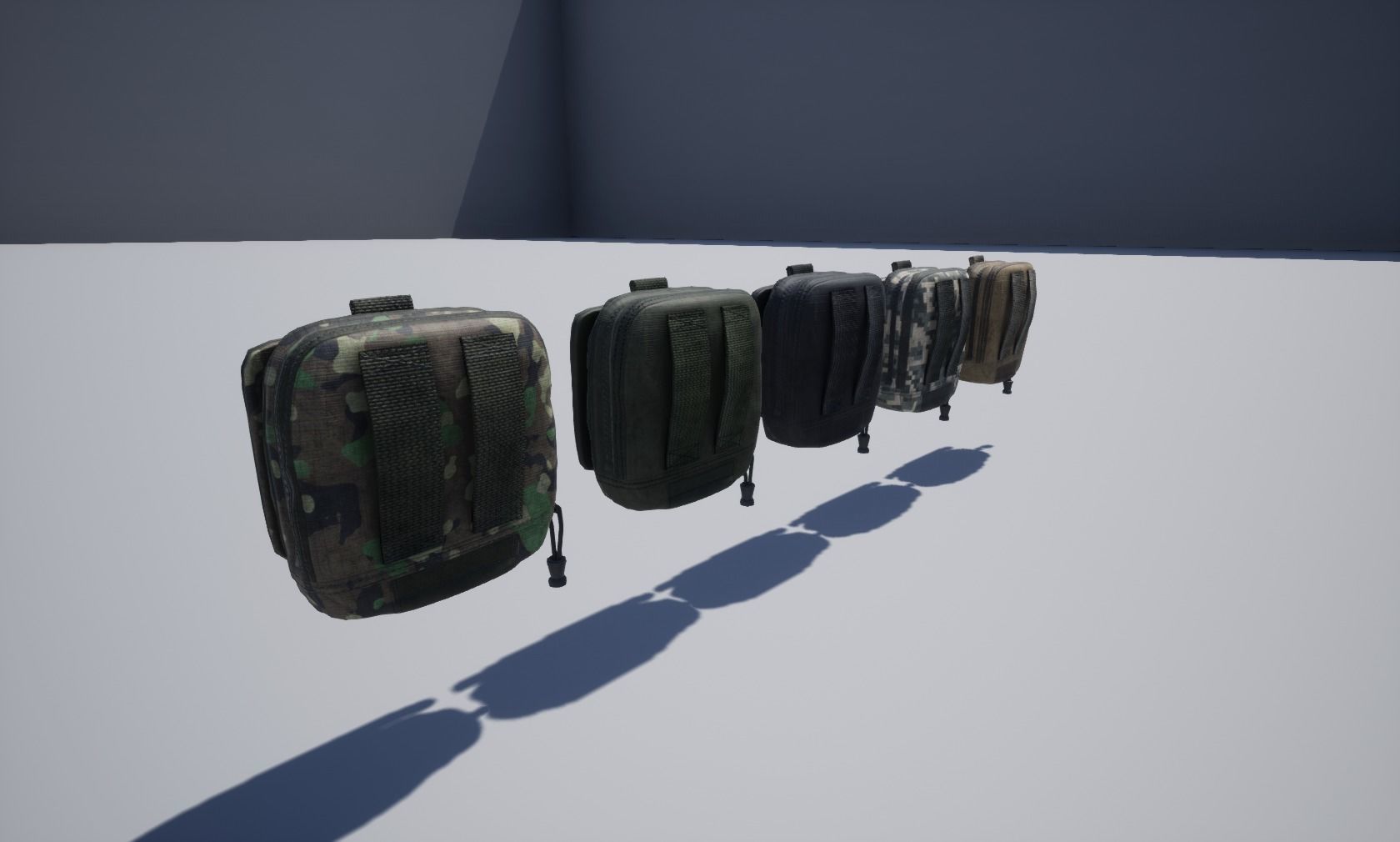 Map pouch Low-poly 3D model_7