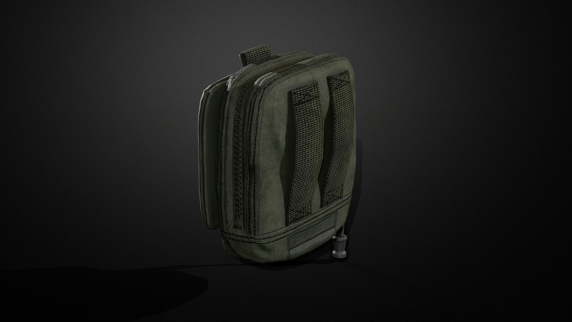 Map pouch Low-poly 3D model_12