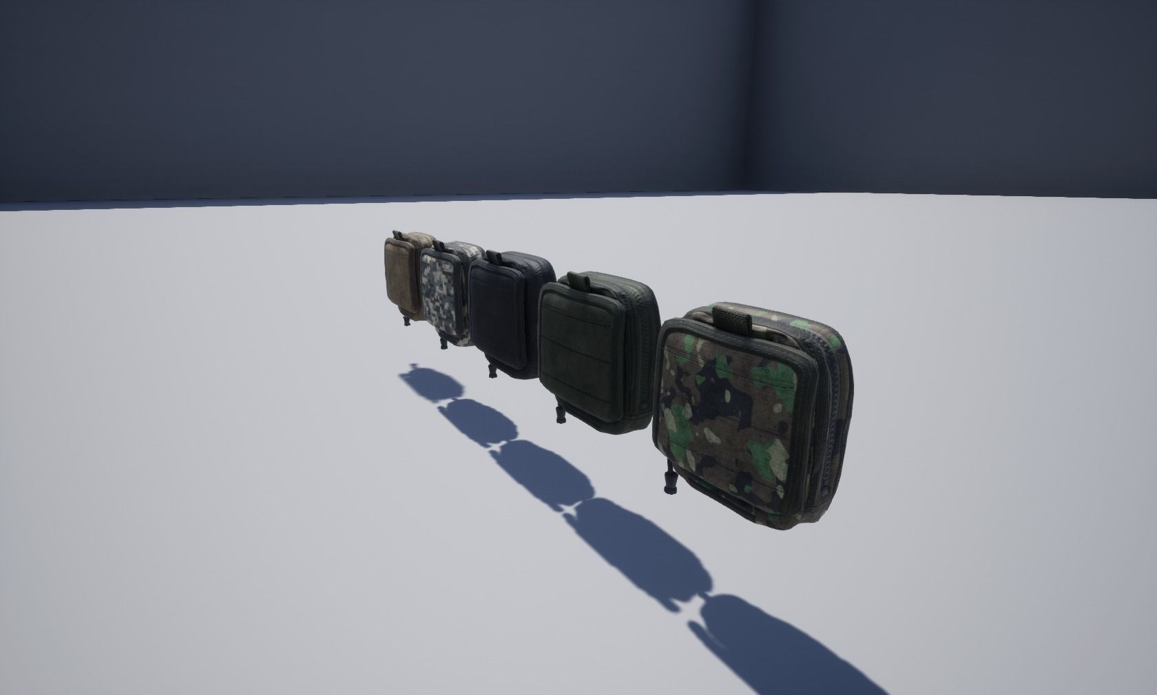 Map pouch Low-poly 3D model_4