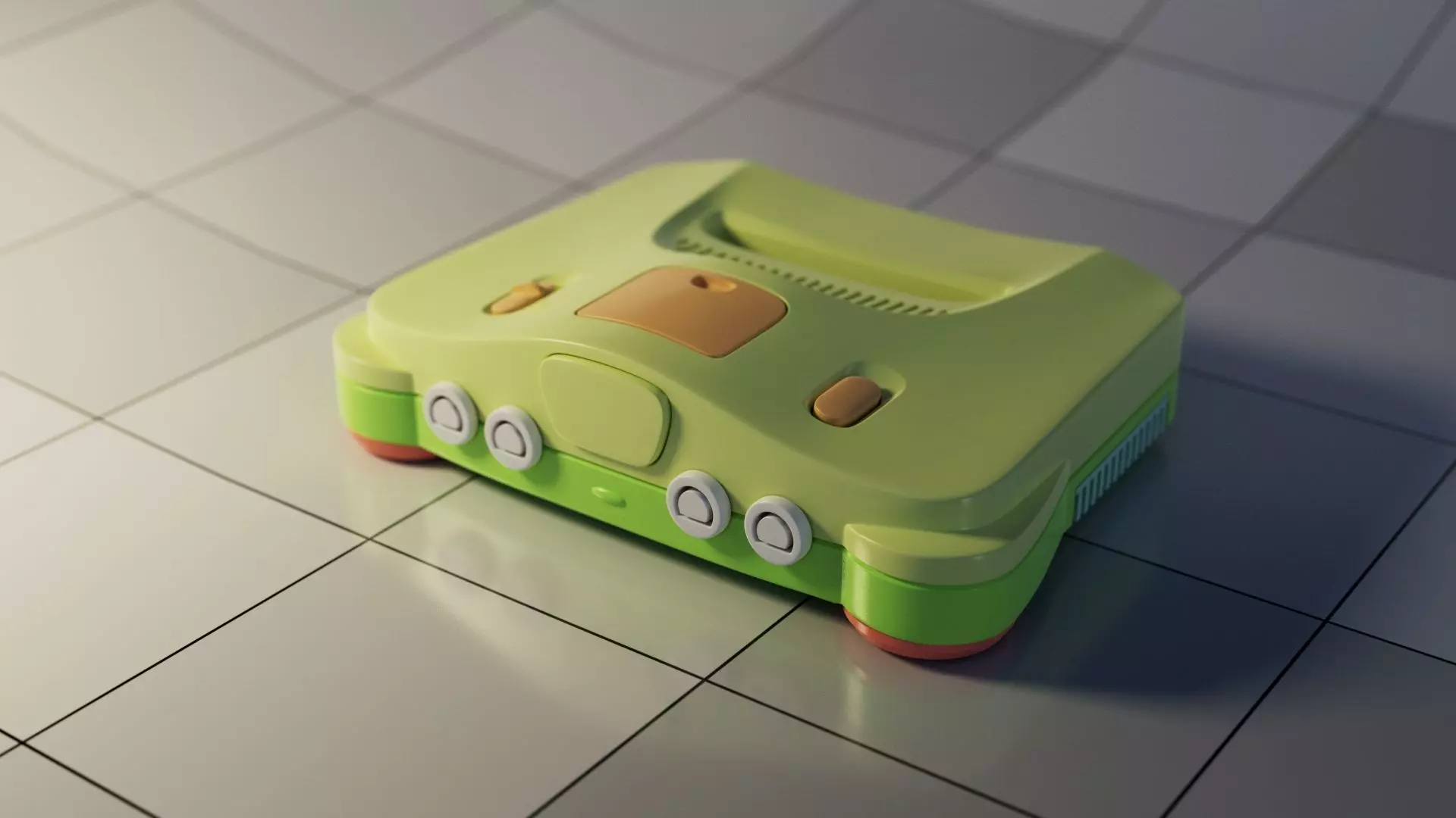 Nintendo 64 - Holder 3D print model
