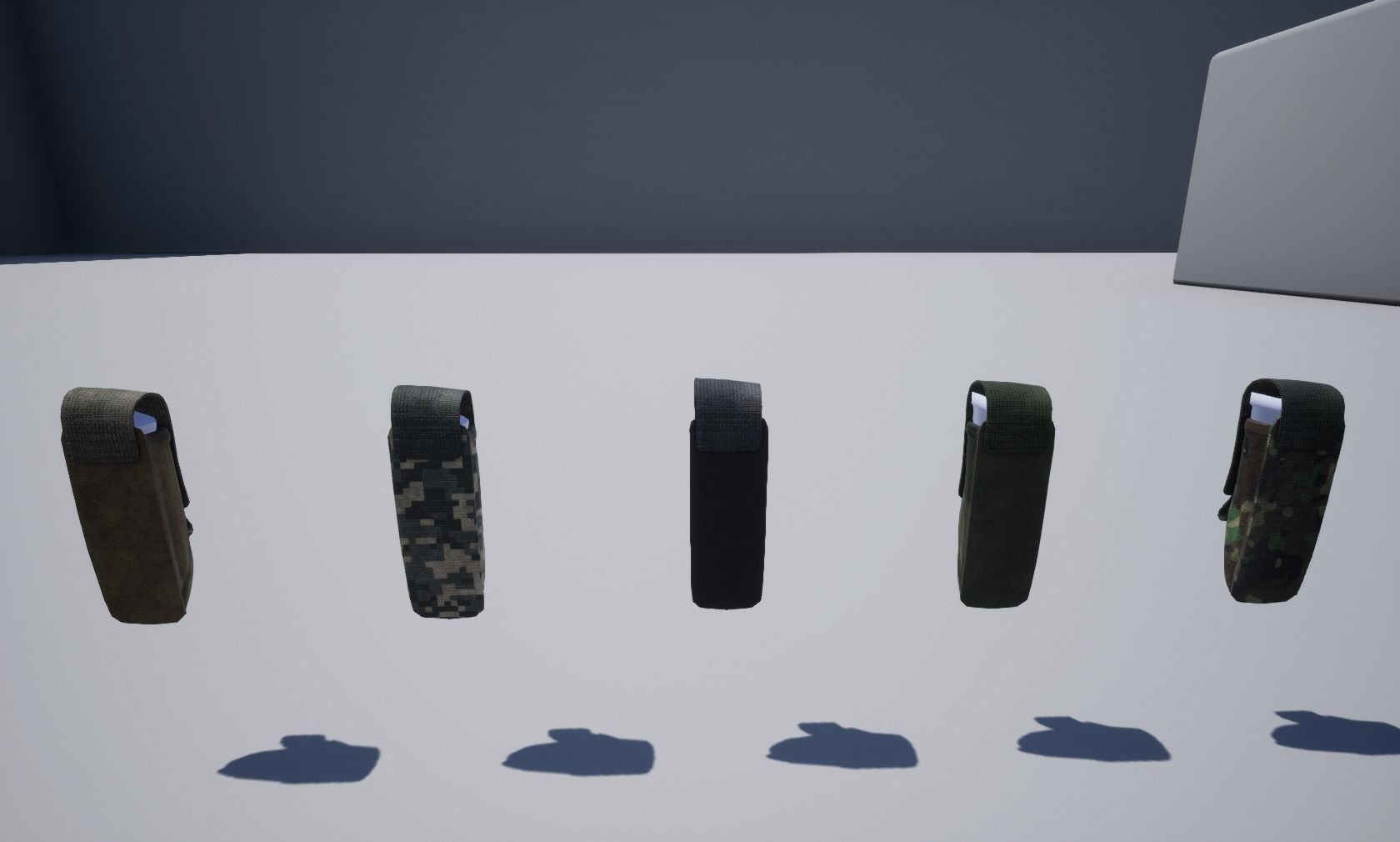 Pistol magazine pouch Low-poly 3D model_6