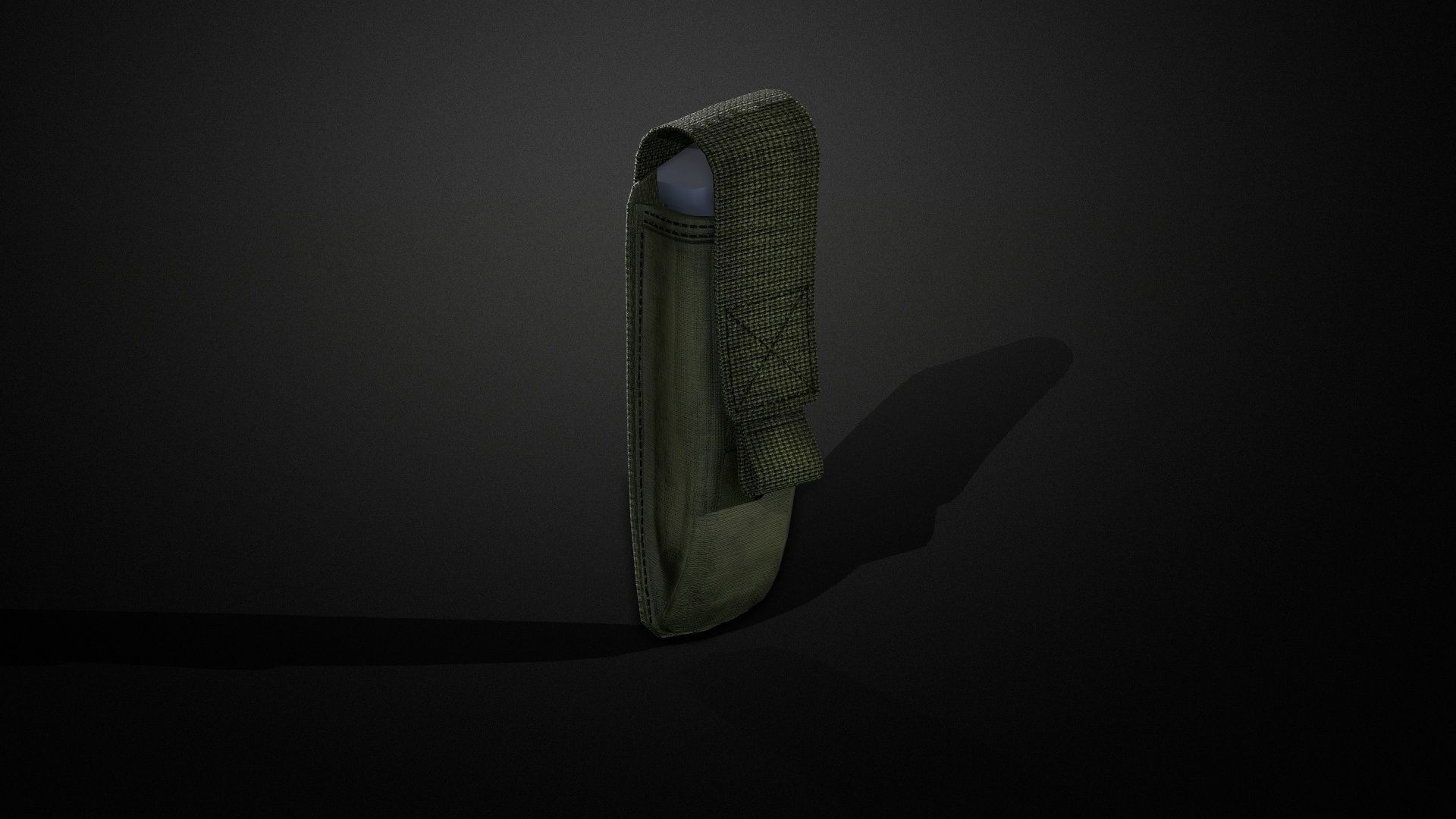 Pistol magazine pouch Low-poly 3D model_10