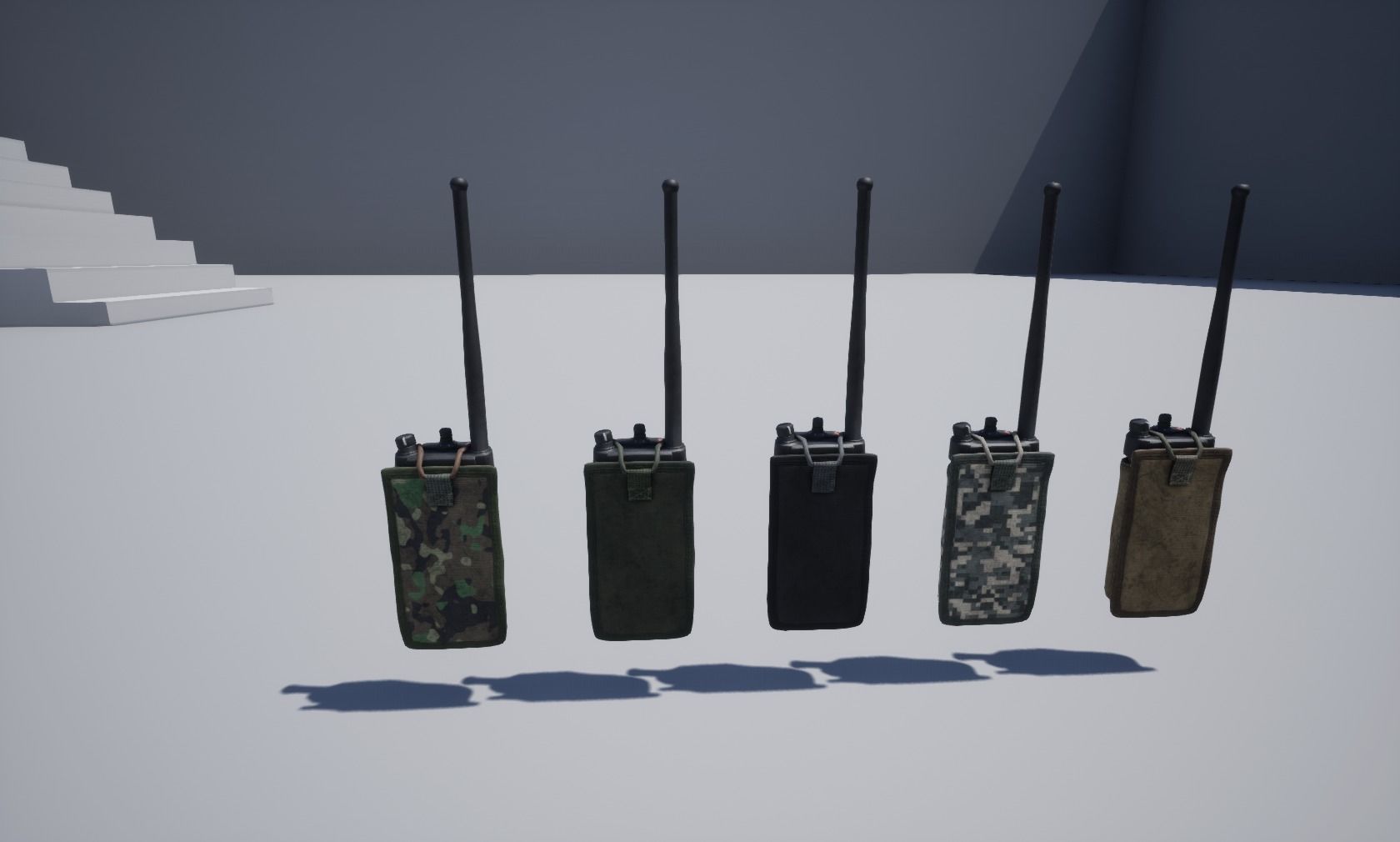 Radio pouch Low-poly 3D model_6