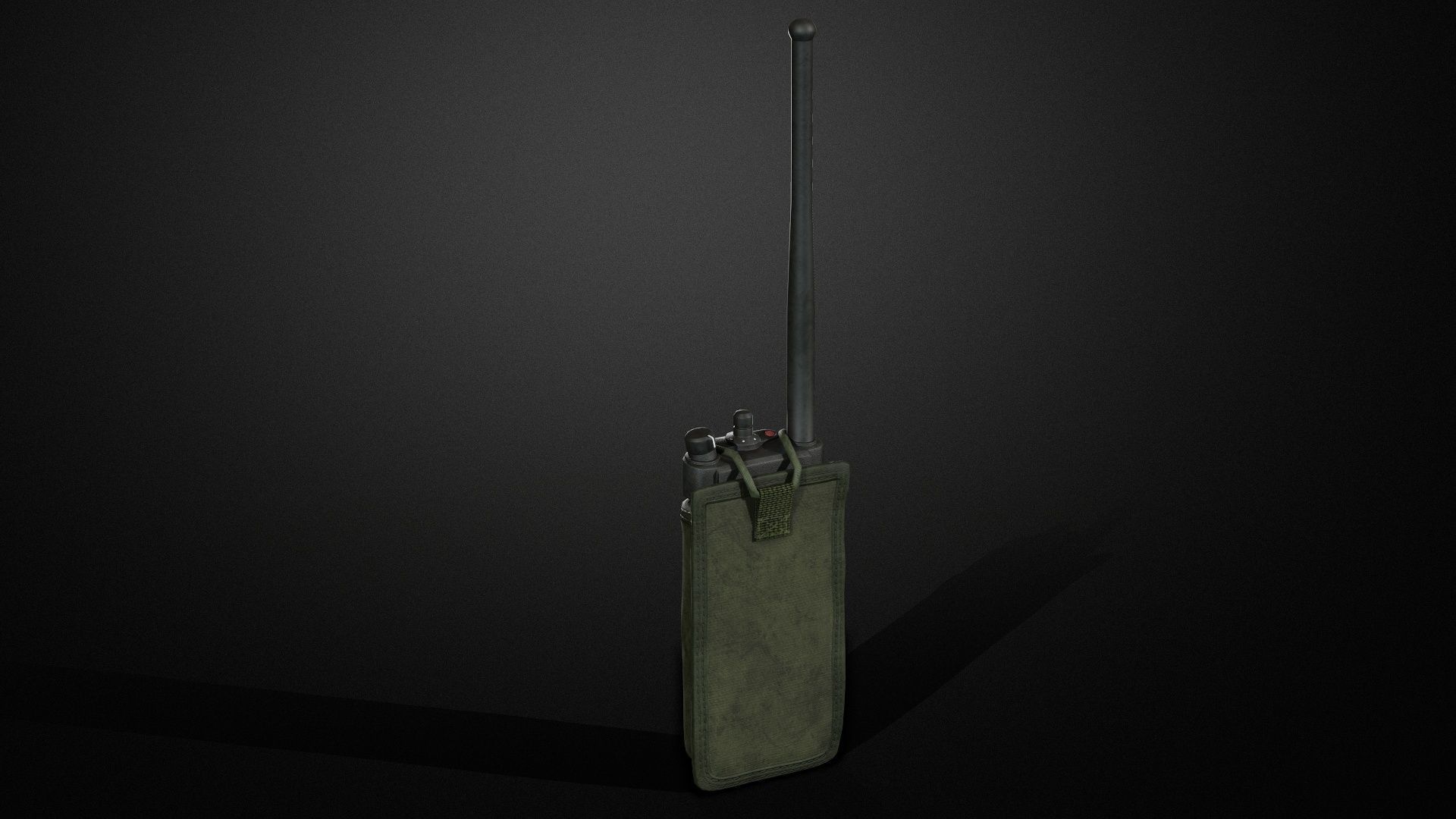 Radio pouch Low-poly 3D model_10
