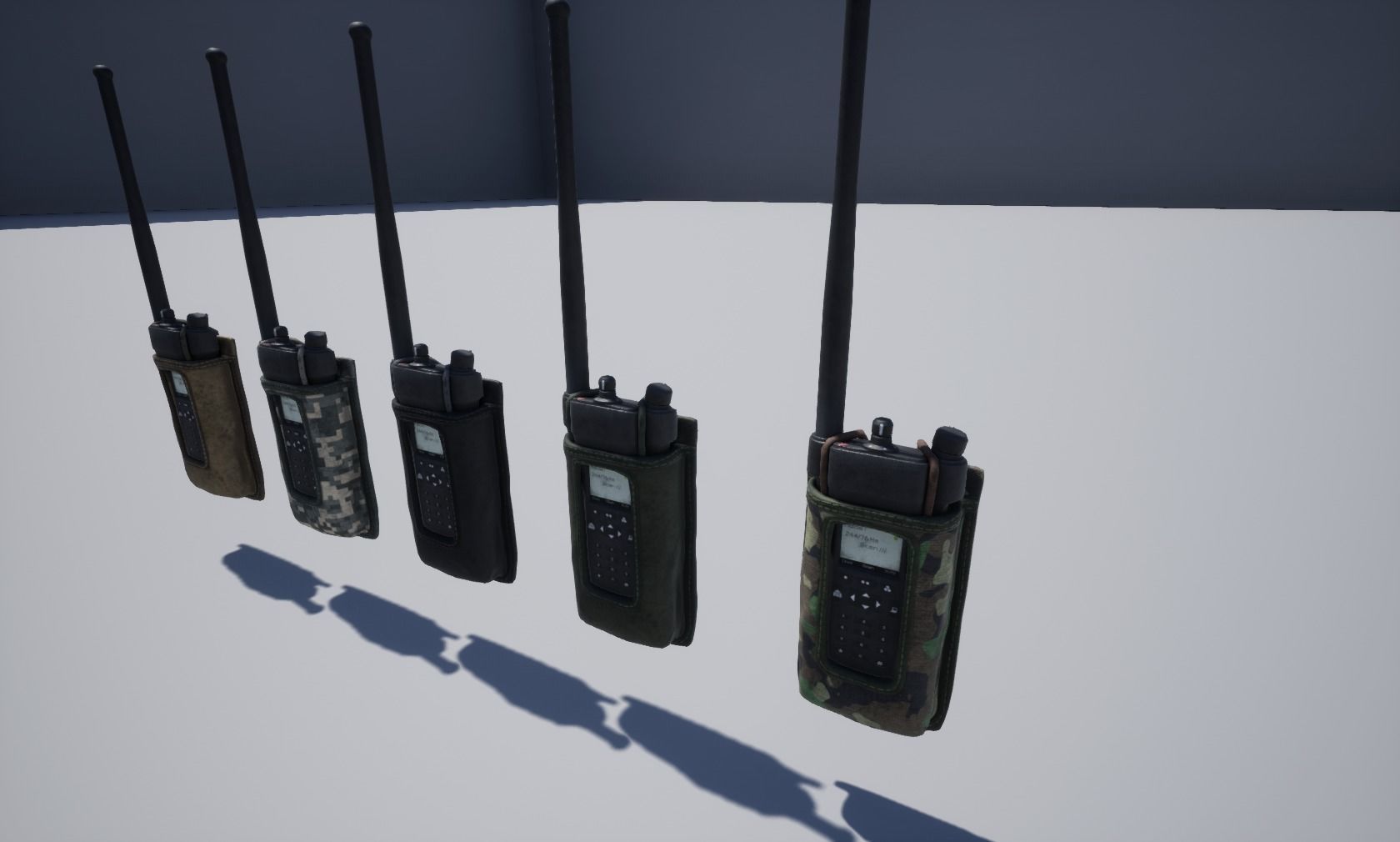 Radio pouch Low-poly 3D model_5