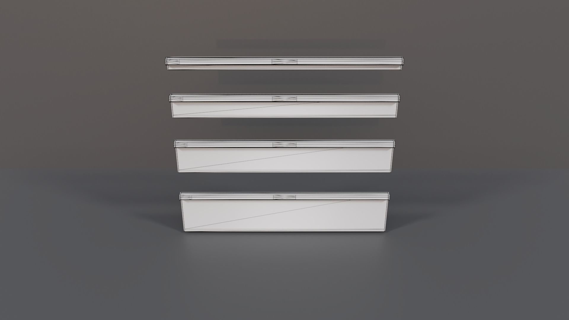 Industrial Workshop Bumped Cabinets Drawers PBR Low-poly 3D model_23