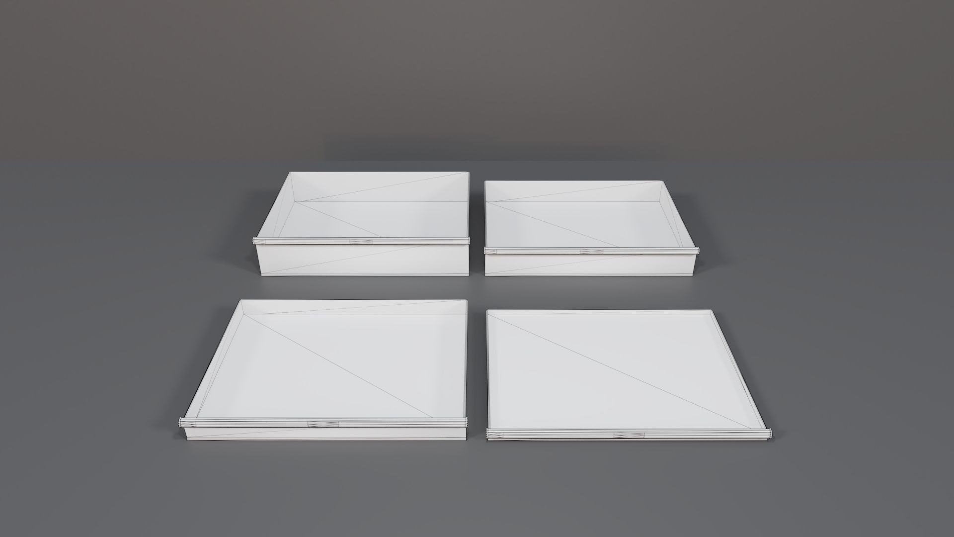 Industrial Workshop Bumped Cabinets Drawers PBR Low-poly 3D model_21