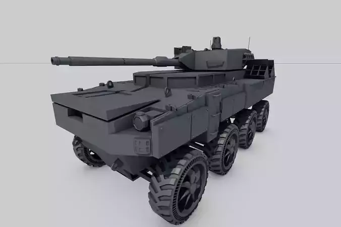 personal carier 8x8  3D model