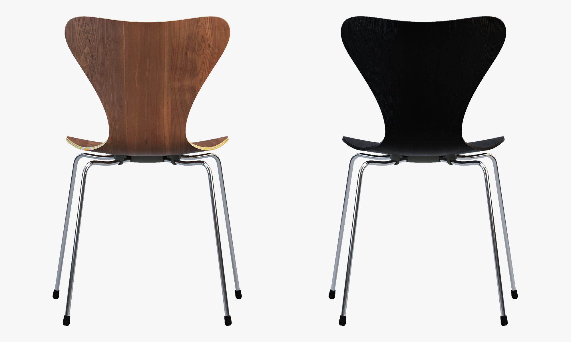 Fritz Hansen Series 7 chair 3D model_5