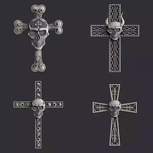 3d STL models for CNC router cross set8