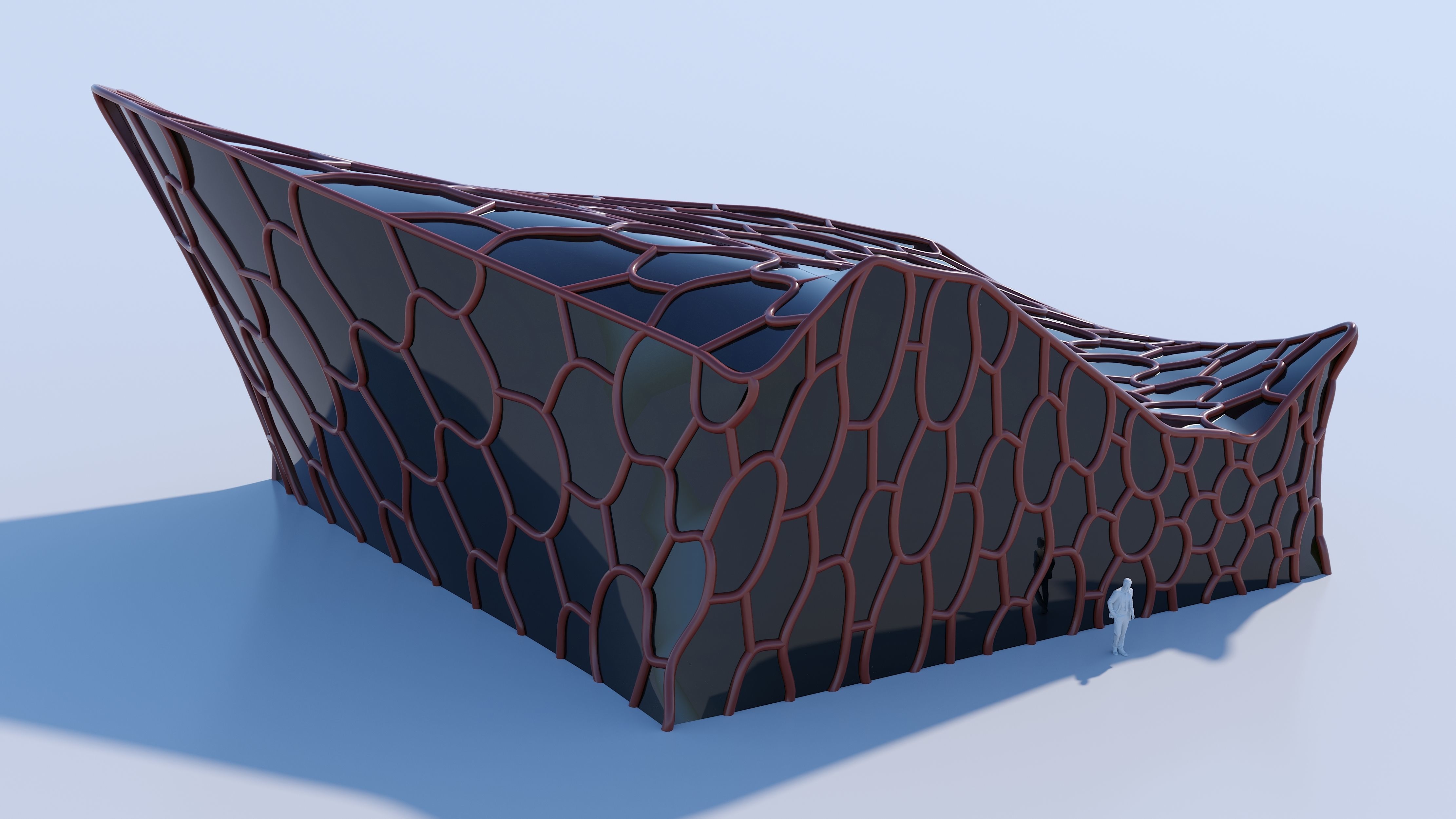 Small Future Building 3D model_4