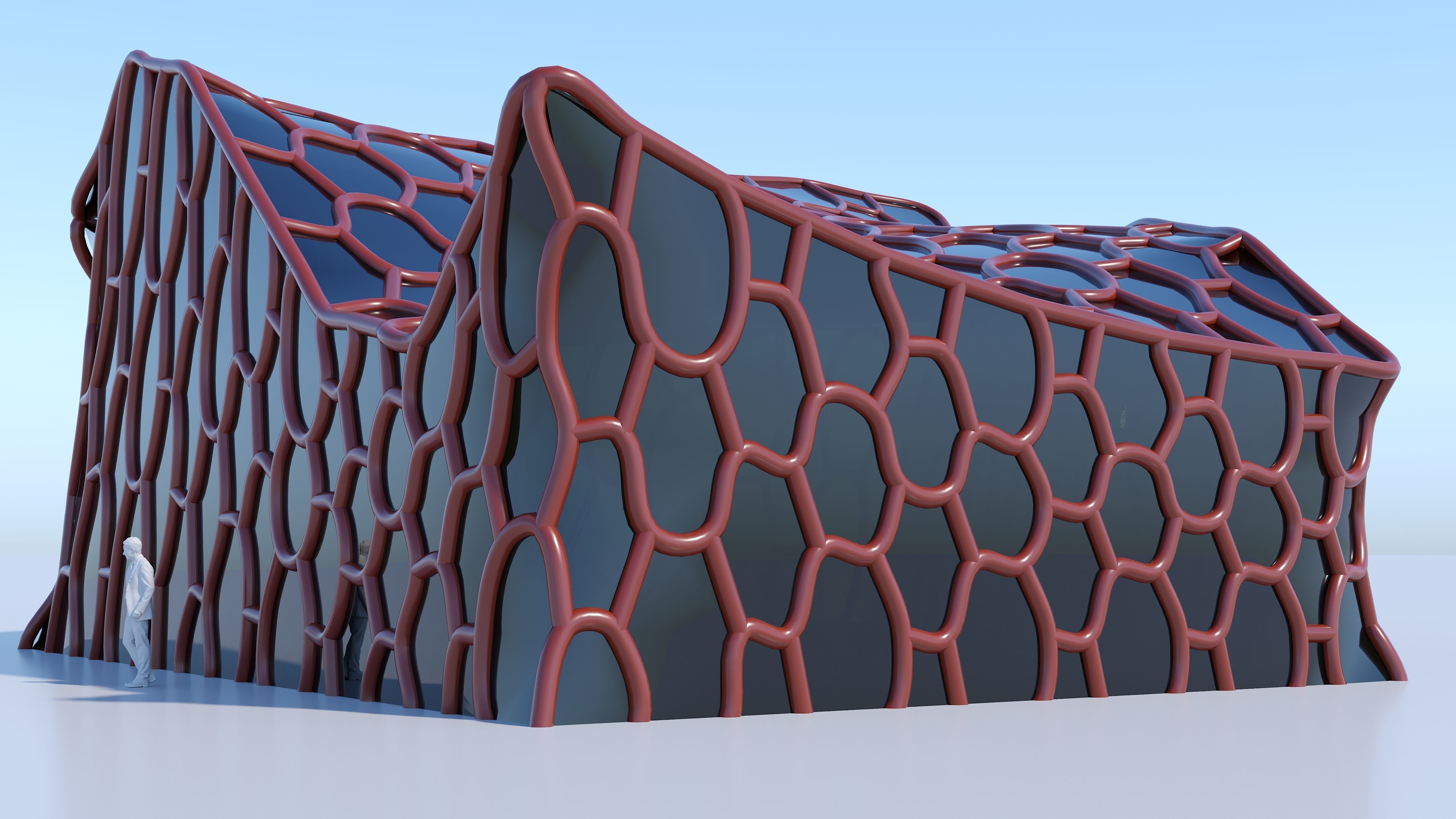 Small Future Building 3D model_8