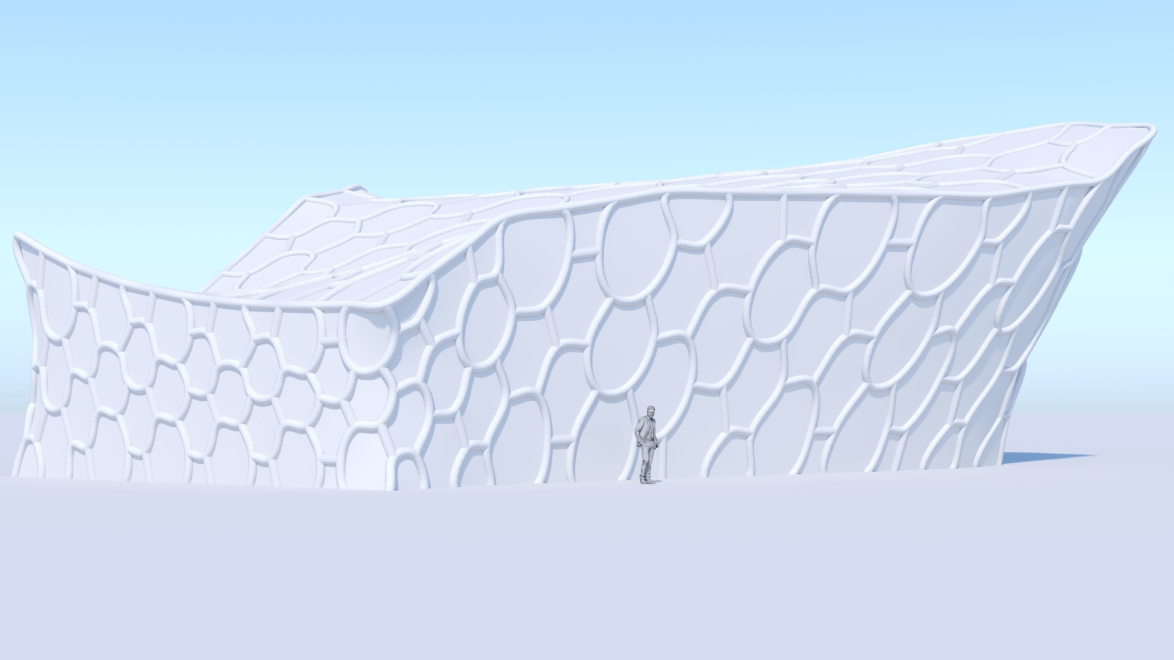 Small Future Building 3D model_1