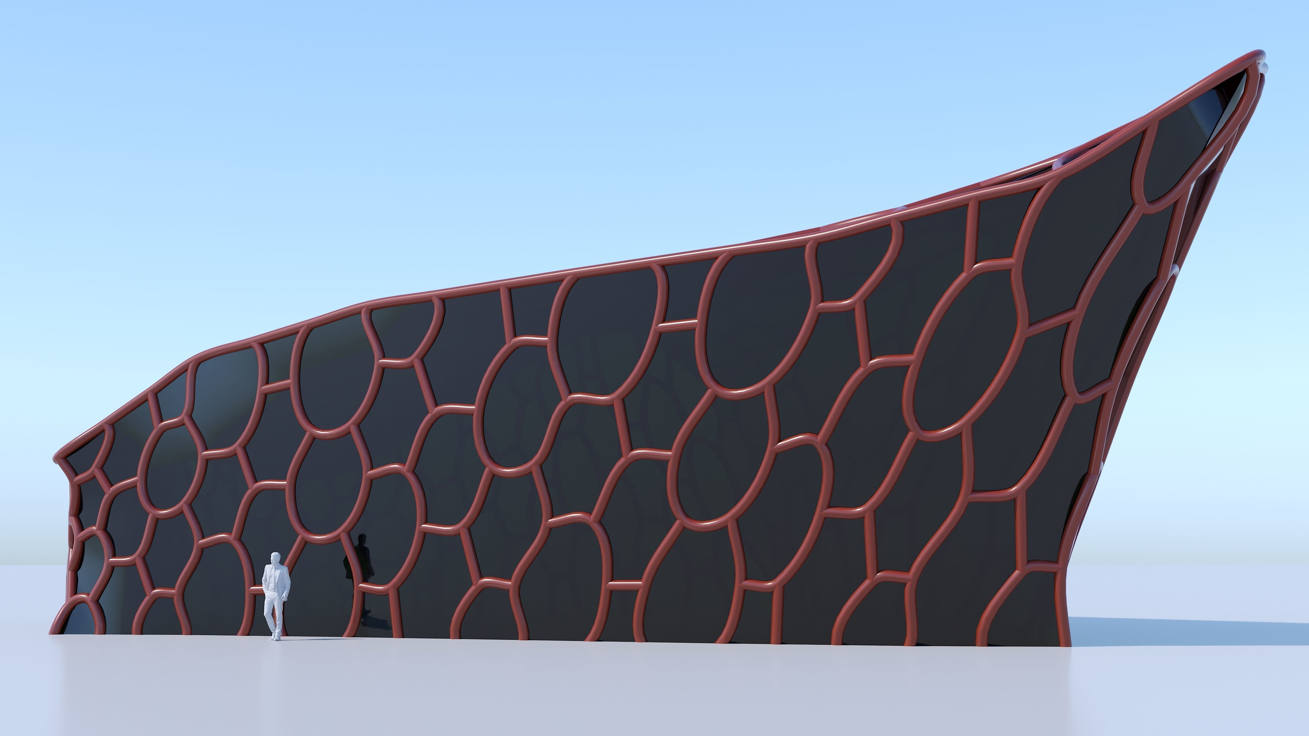 Small Future Building 3D model_2