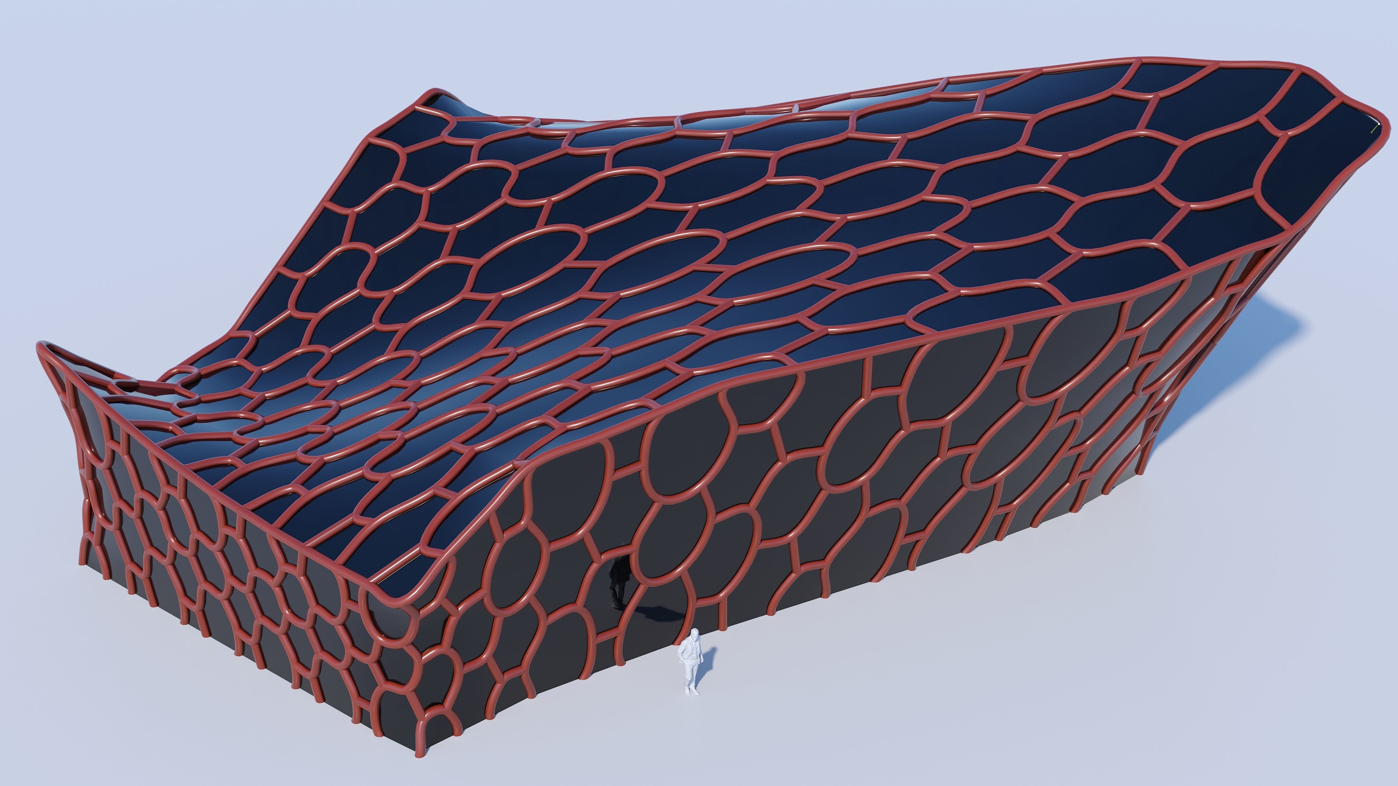 Small Future Building 3D model_6