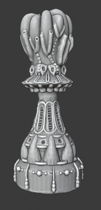 Chess Piece  3D model_4