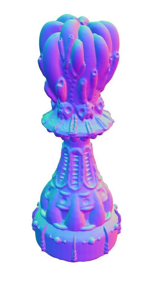 Chess Piece  3D model_6
